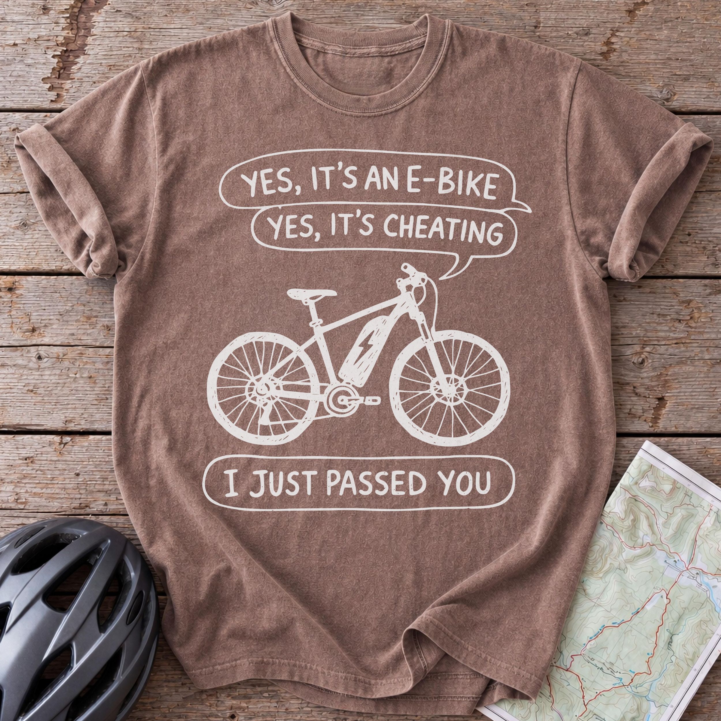 Doodle E-Bike Cheating T-Shirt
