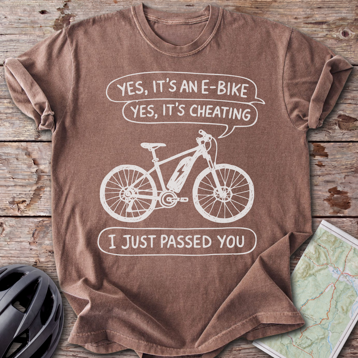 Doodle E-Bike Cheating T-Shirt