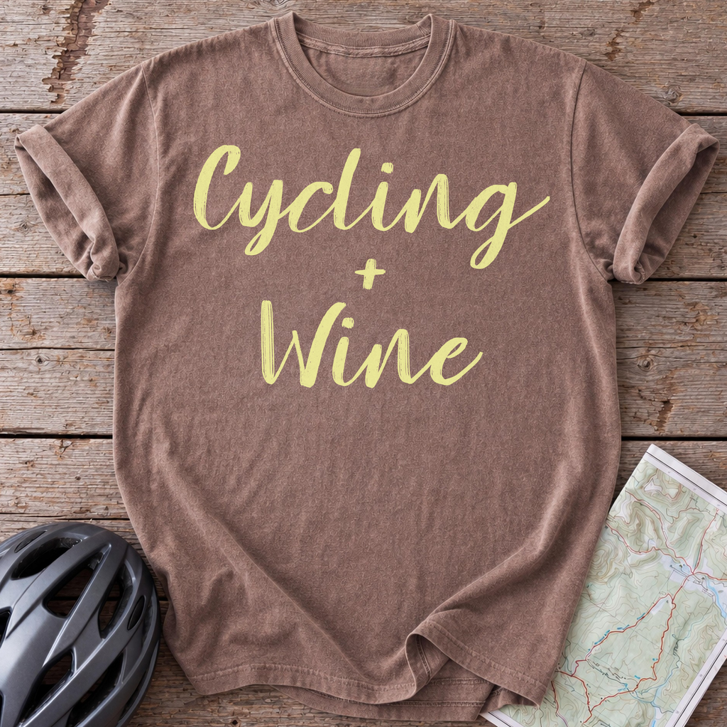 Cycling + Wine T-shirt