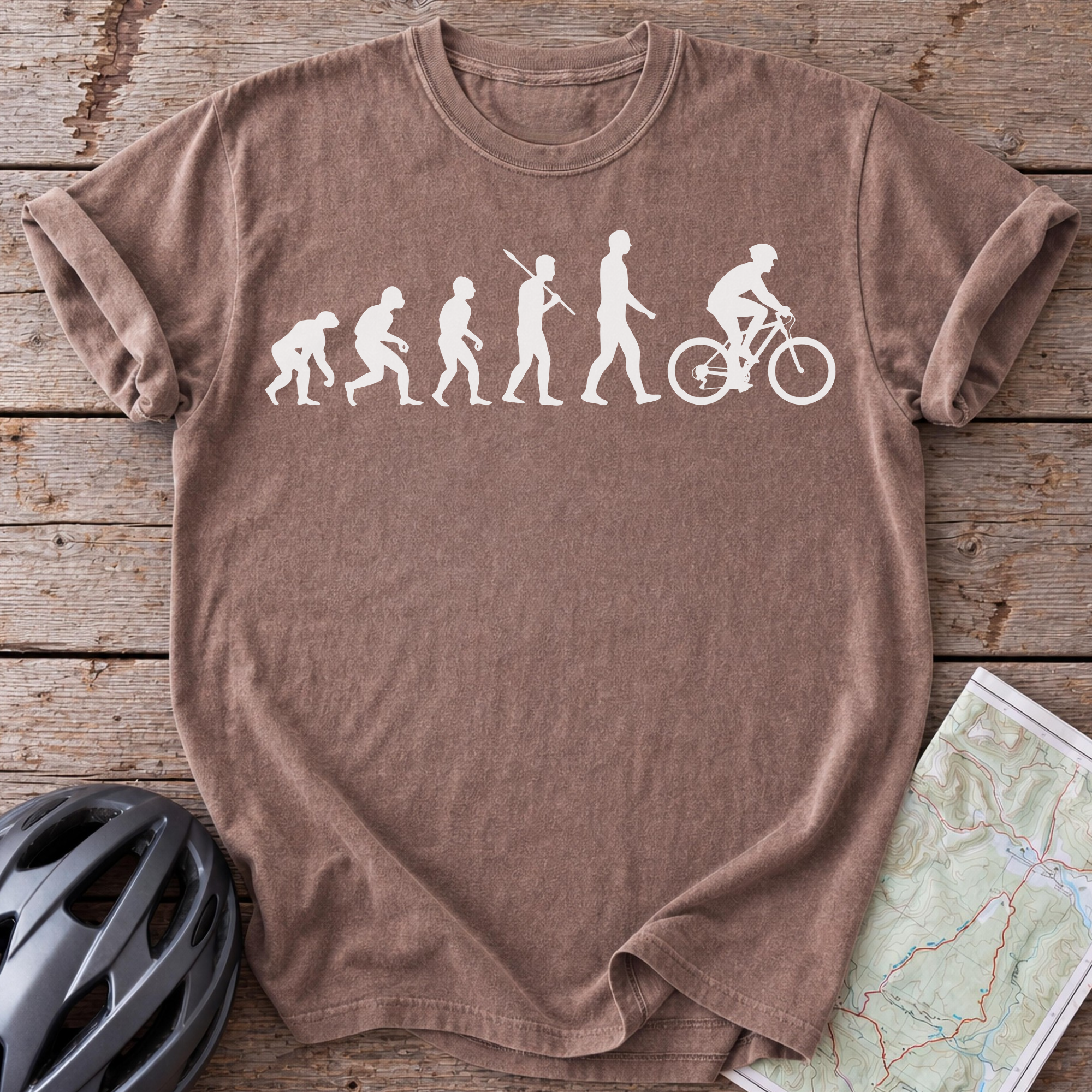 Evolution of a Cyclist T-shirt