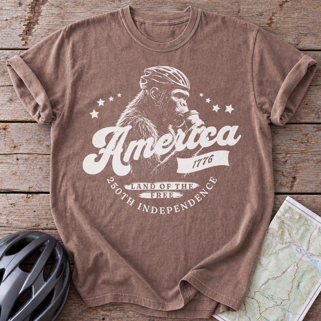 America 1776 Big Foot T-shirt