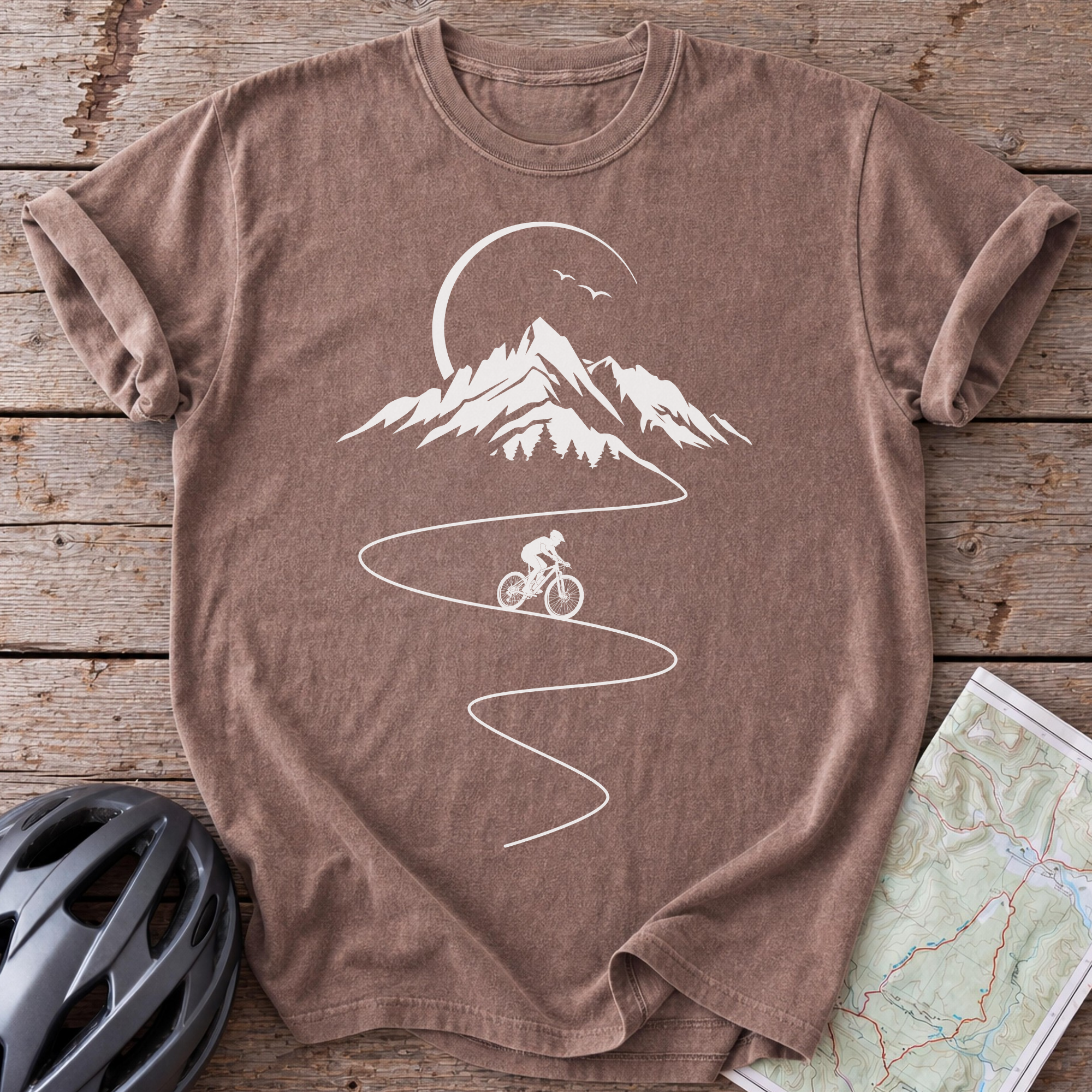 Midnight Mountain Cycling T-shirt