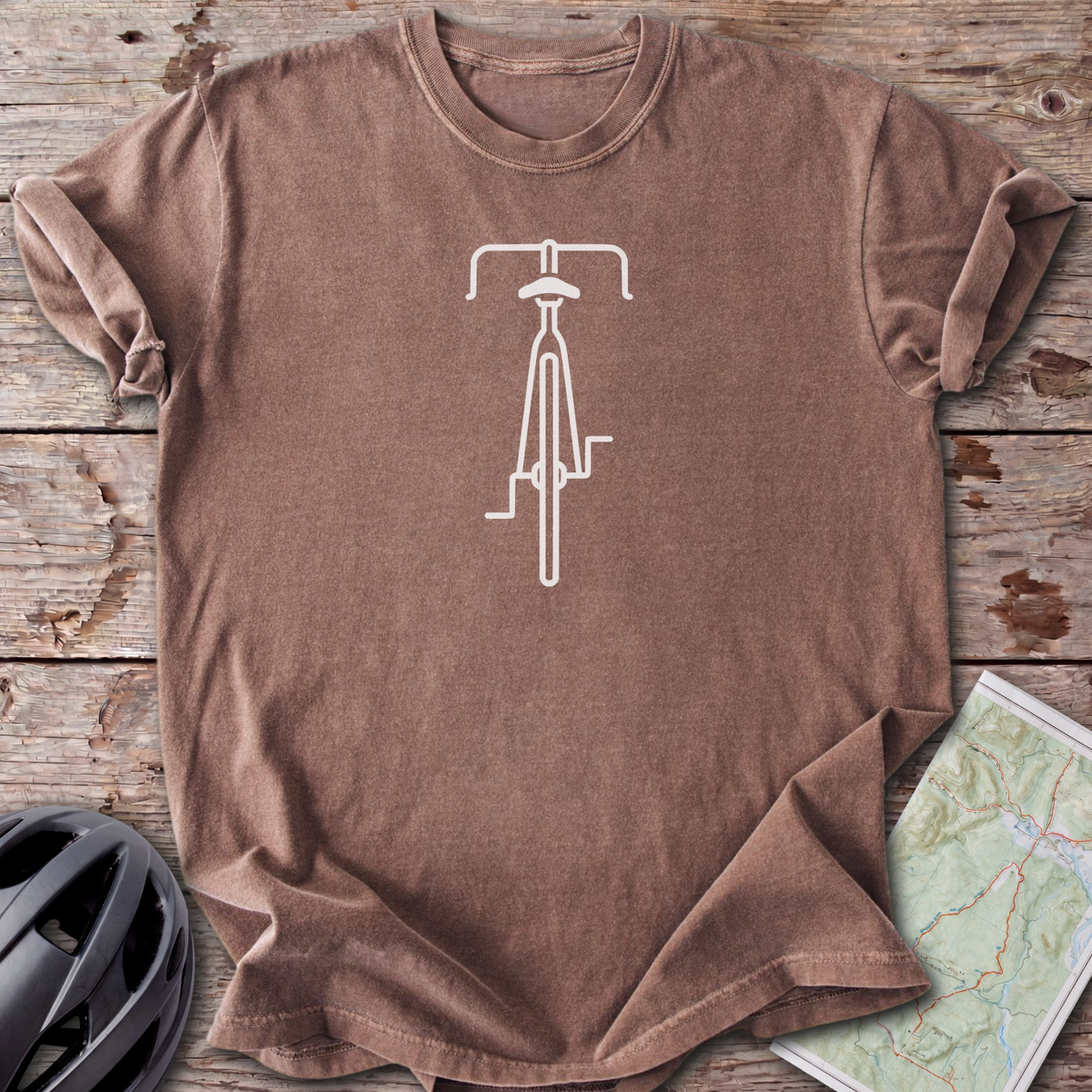 Minimalist Road Bike T-shirt