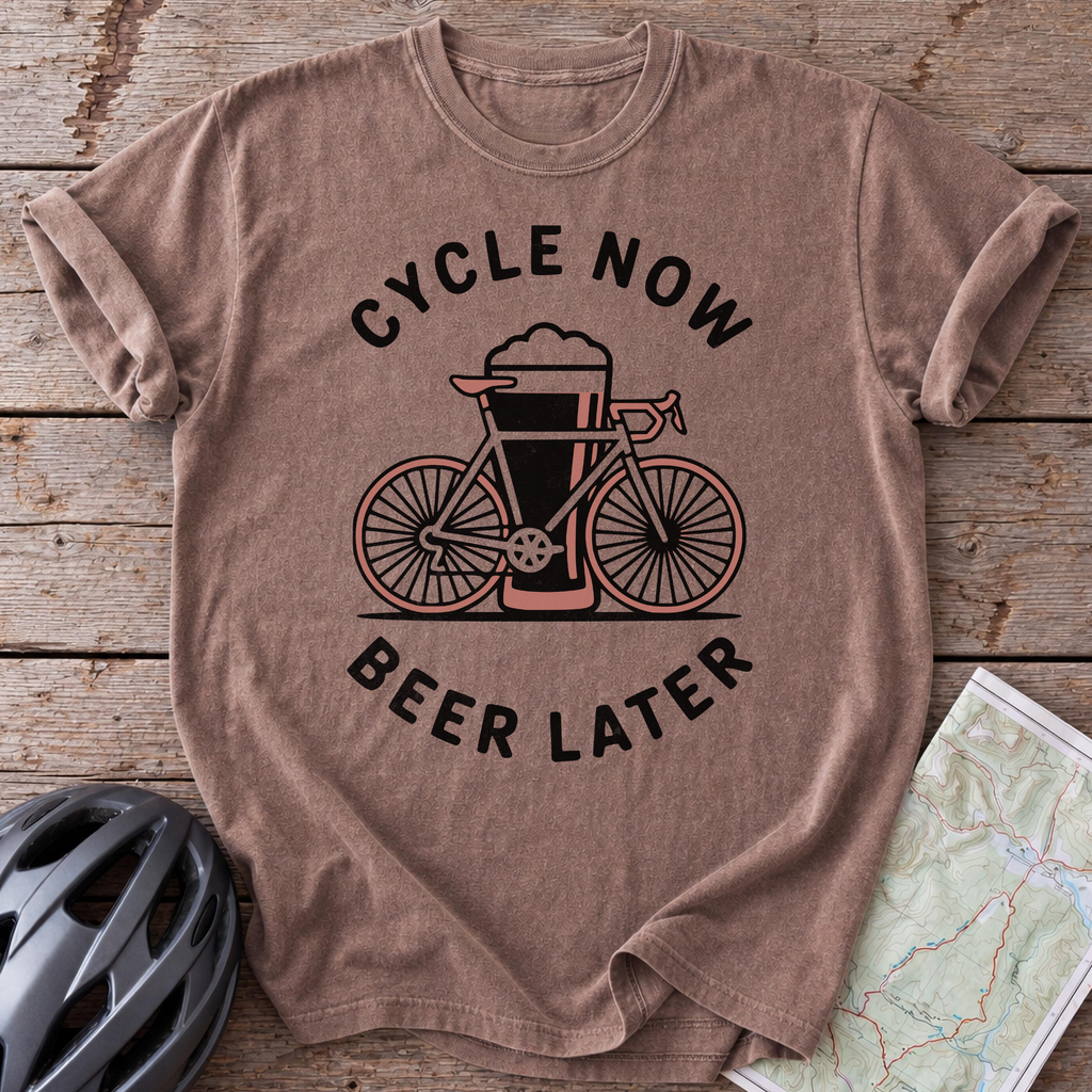 Beer Later Bike T-shirt