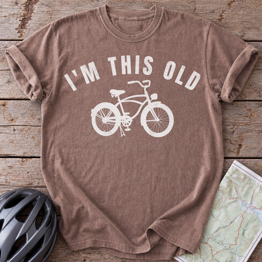 I'm This Old, Classic Bike T-shirt