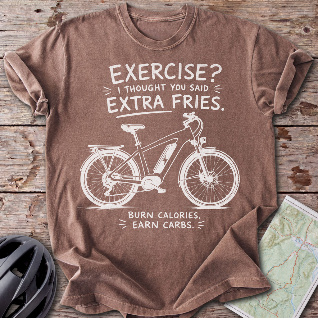 E-bike Extra Fries T-shirt