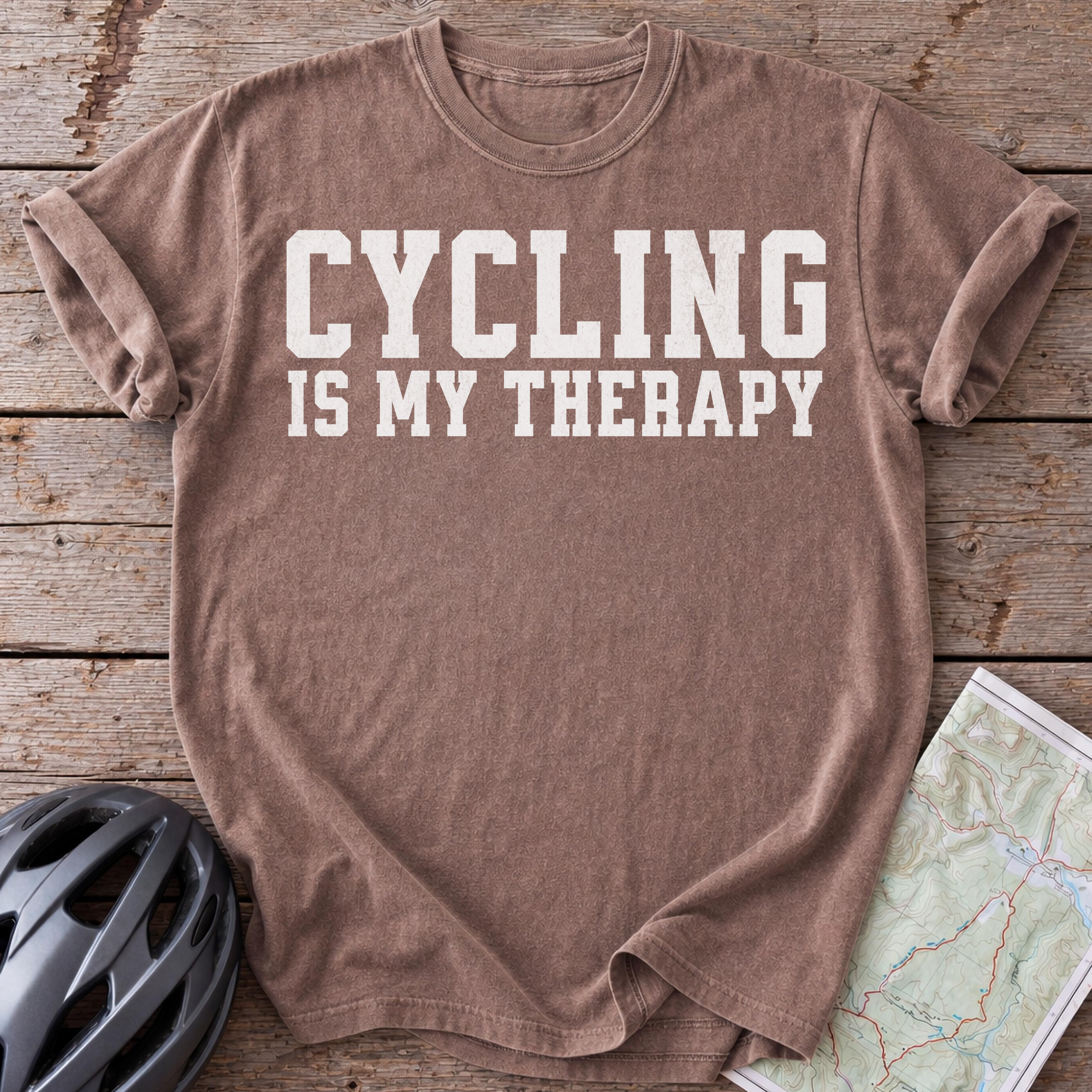 Cycling Is My Therapy T-shirt