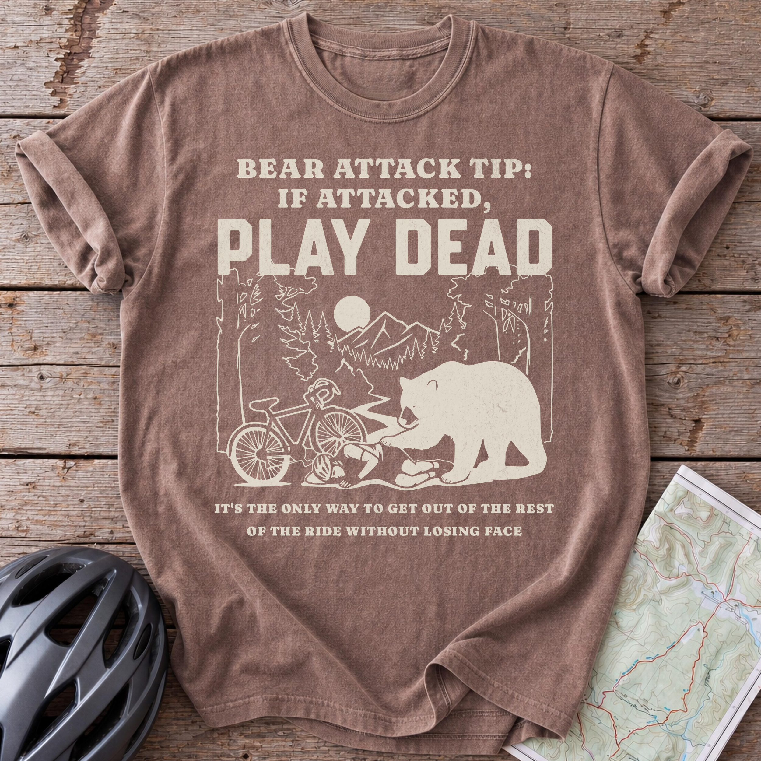 If Attacked Play Dead T-shirt
