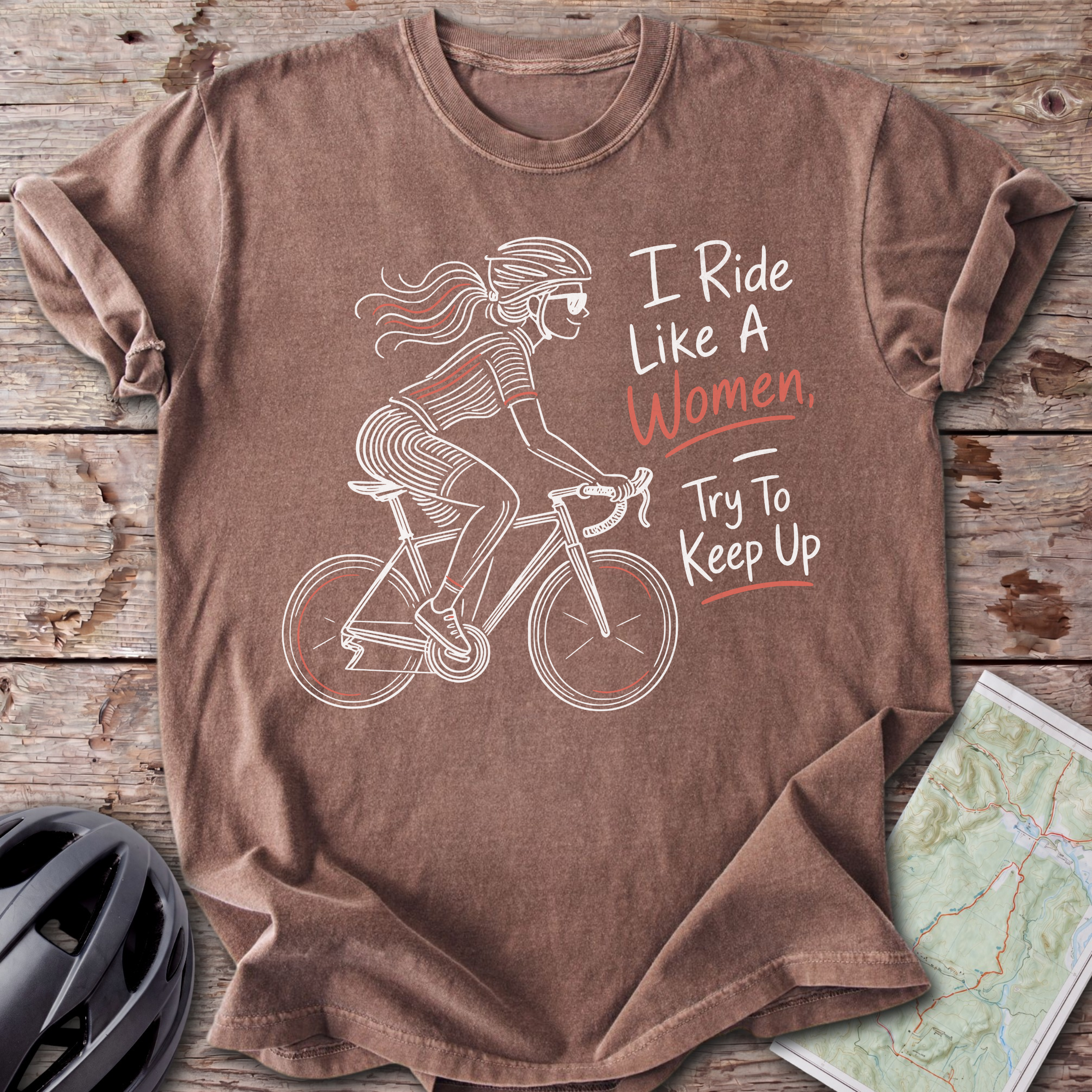 Ride Like A Women T-shirt
