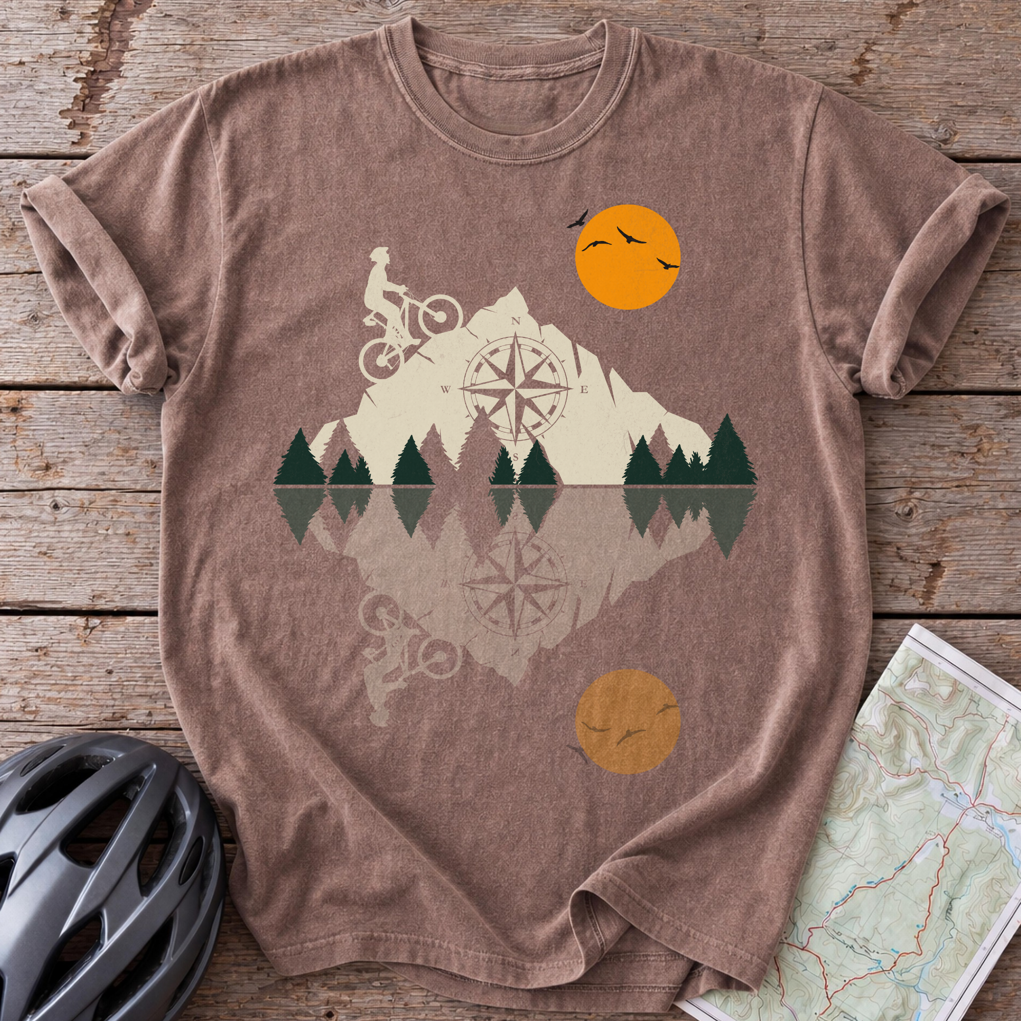 Mountain Adventure Reflection T-shirt