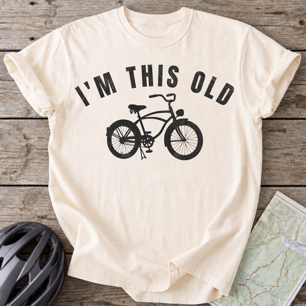 I'm This Old, Classic Bike T-shirt