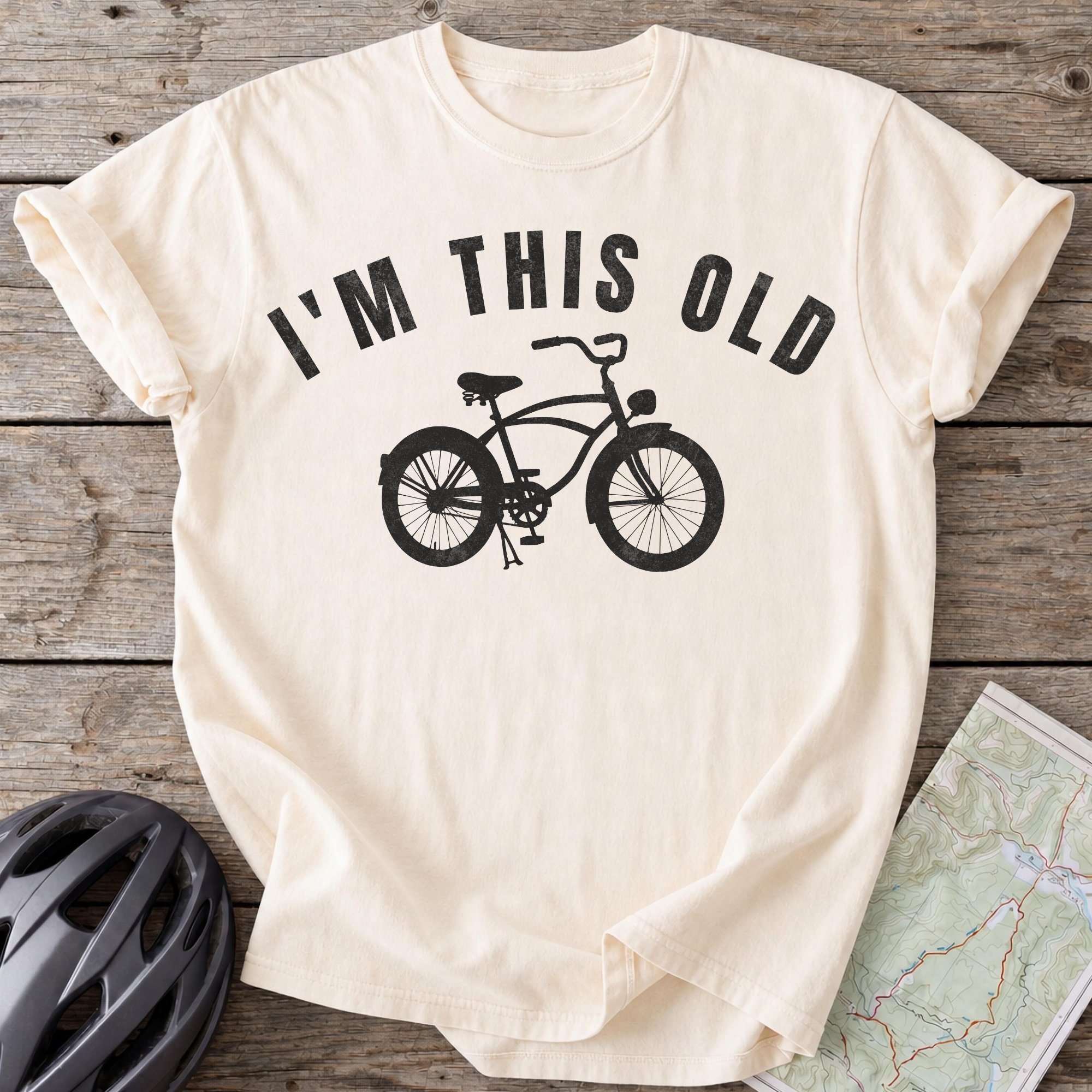 I'm This Old, Classic Bike T-shirt