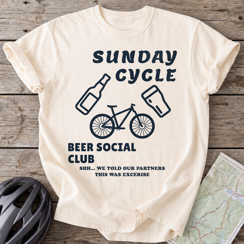 Sunday Beer Cycle T-shirt