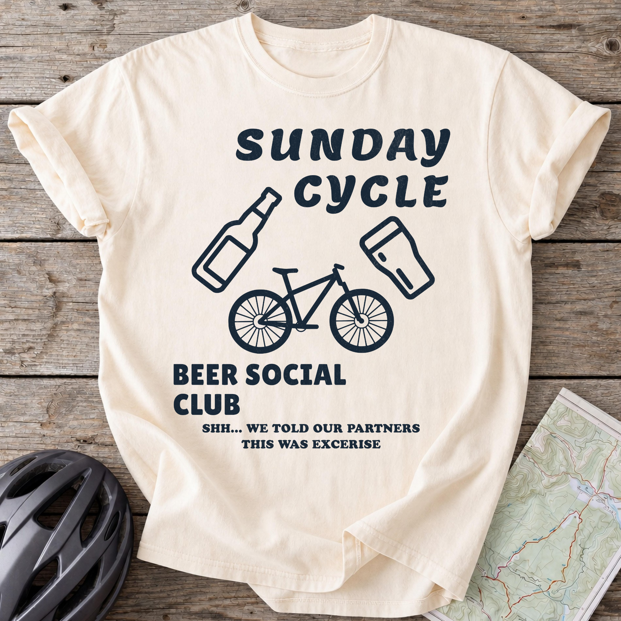 Sunday Beer Cycle T-shirt