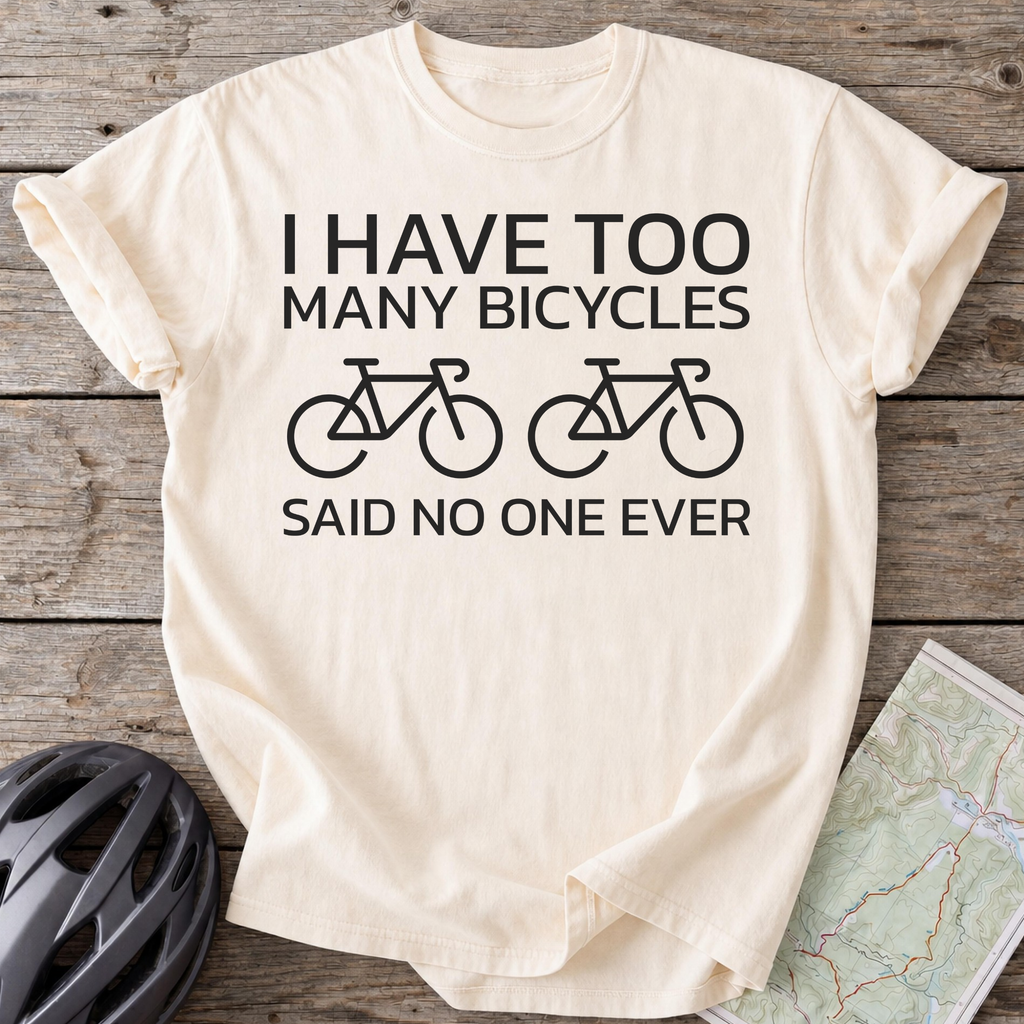 Too Many Bicycles T-shirt
