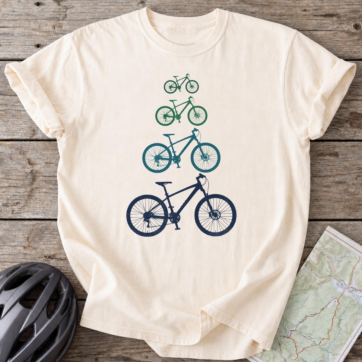 Classic MTB In Blue T-shirt
