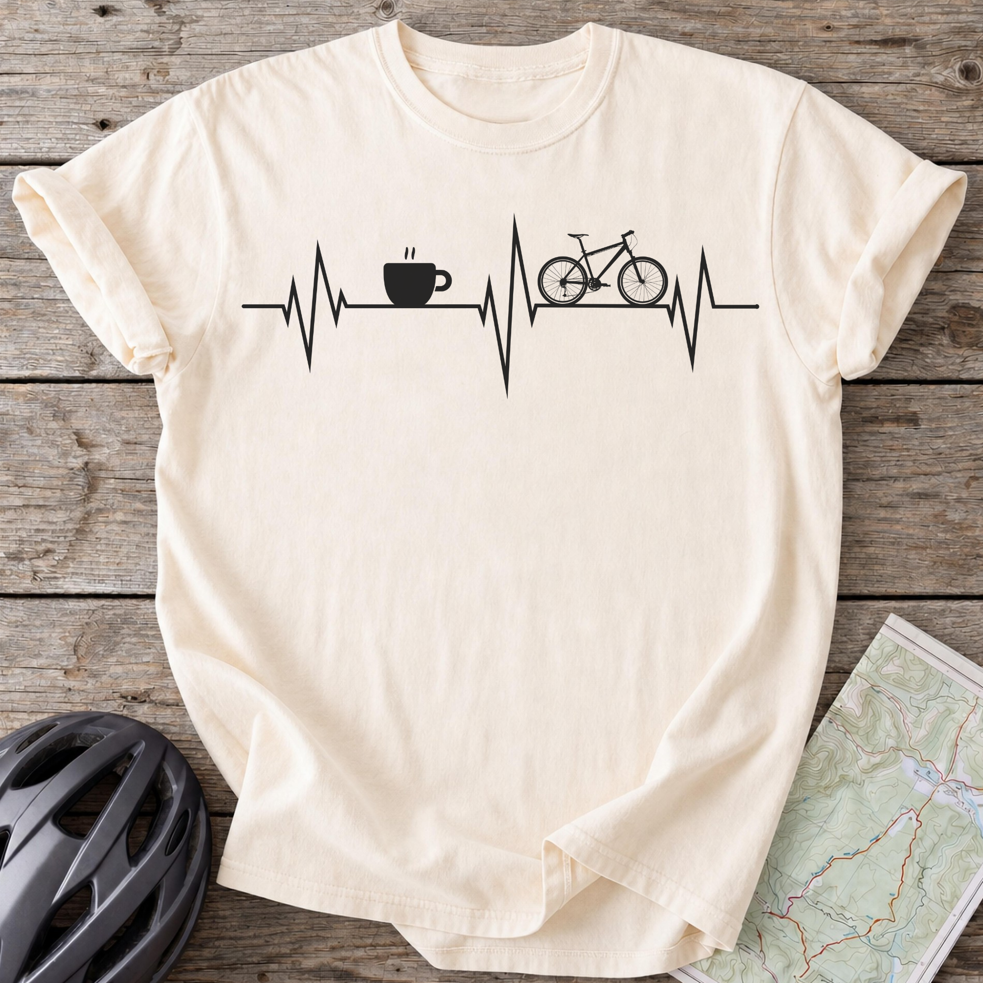 Coffee And Cycling Pulse T-shirt