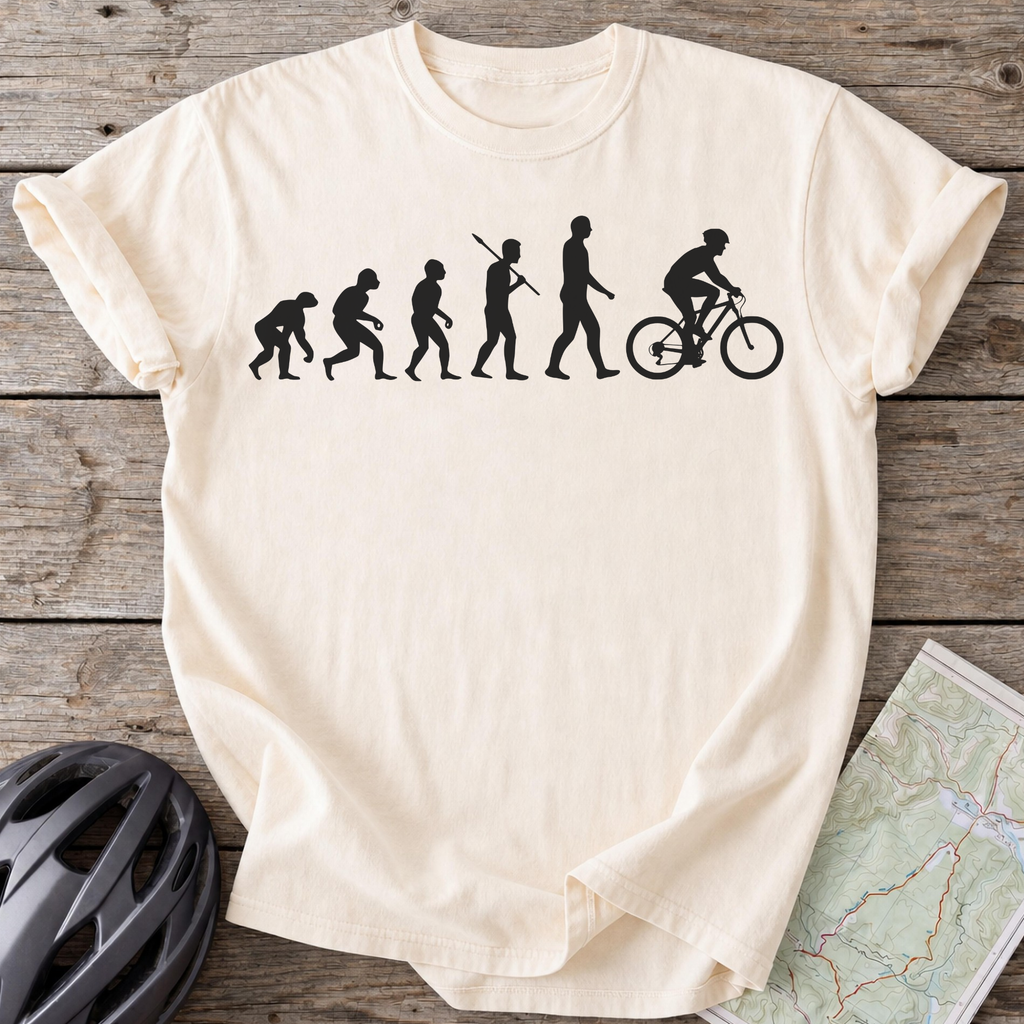 Evolution of a Cyclist T-shirt