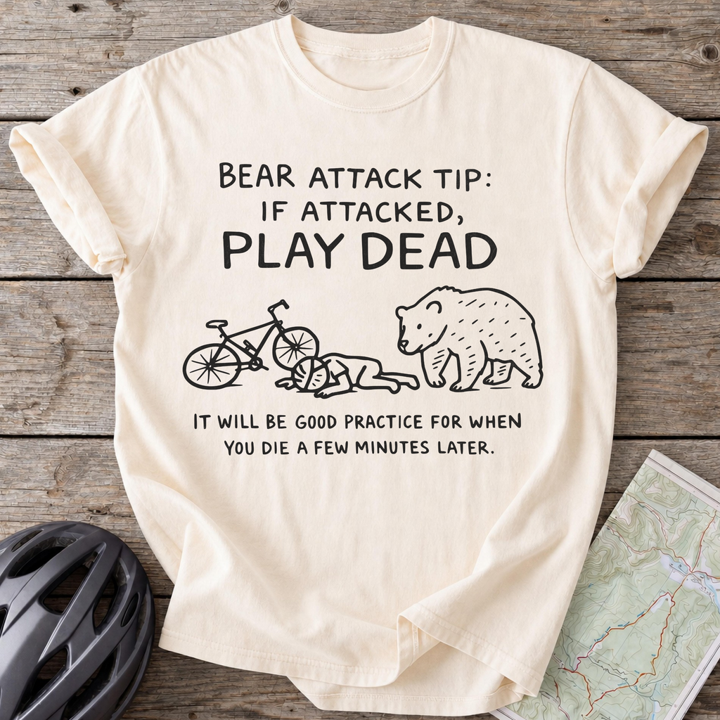 Doodle Bear Attack Tip T-Shirt