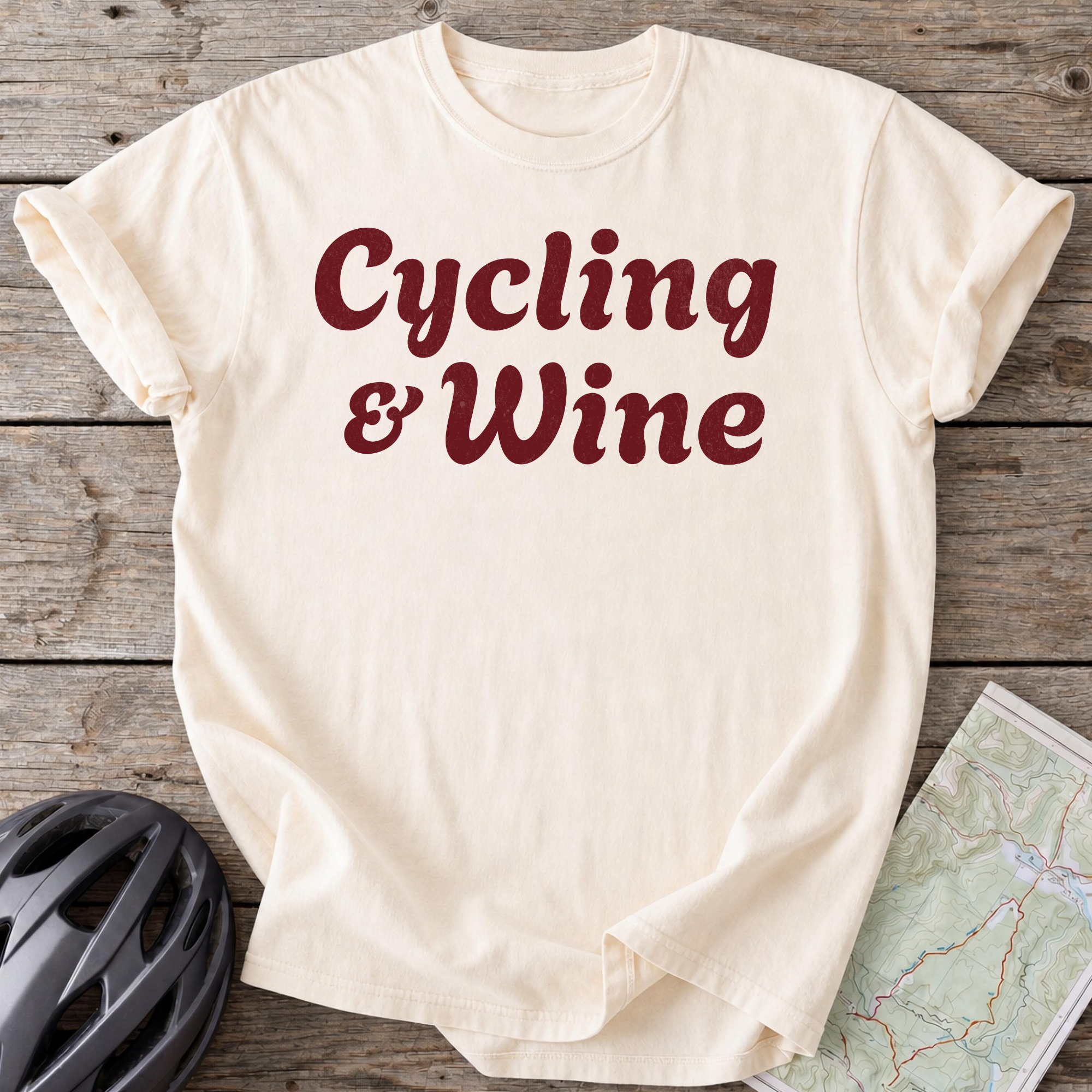 Cycling & Wine T-shirt