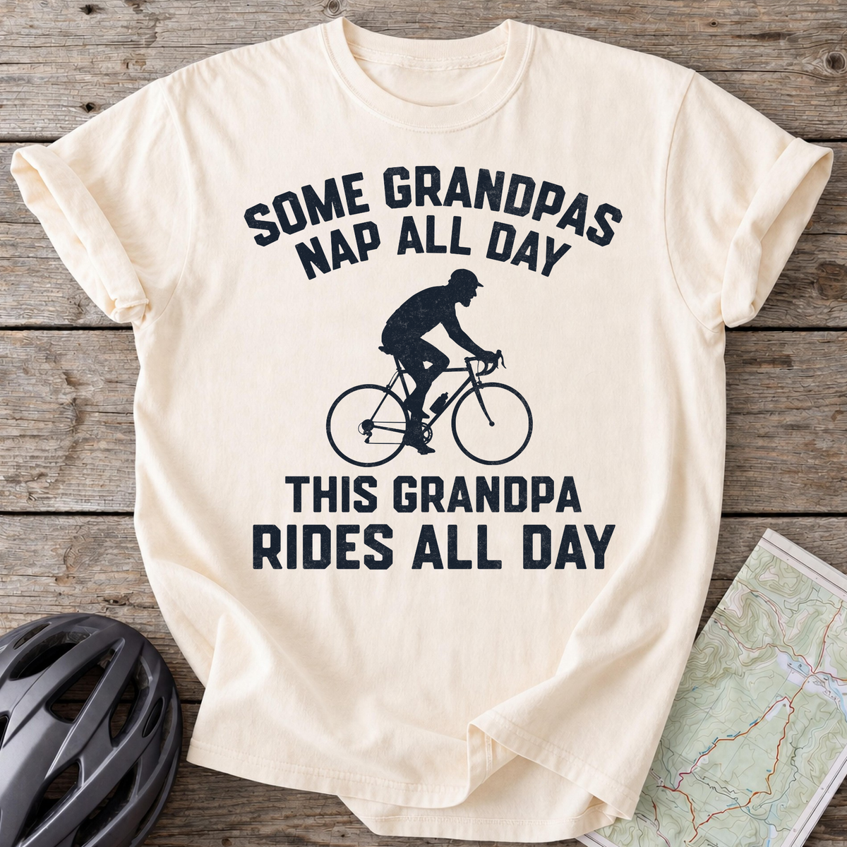 Grandpa Rides All Day T-shirt