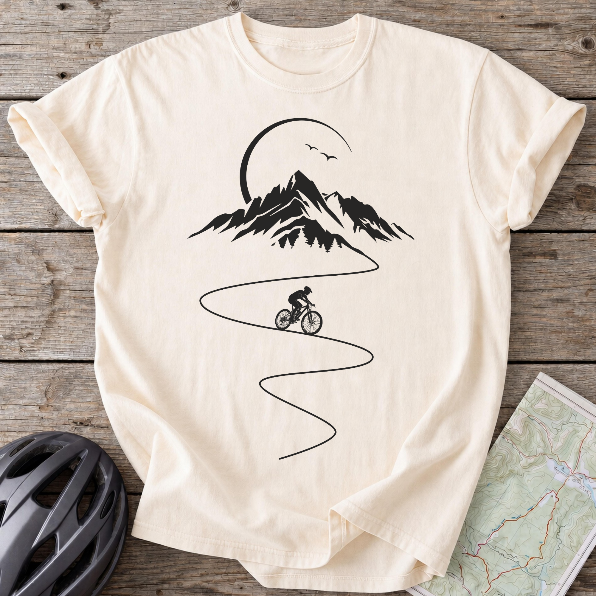Midnight Mountain Cycling T-shirt