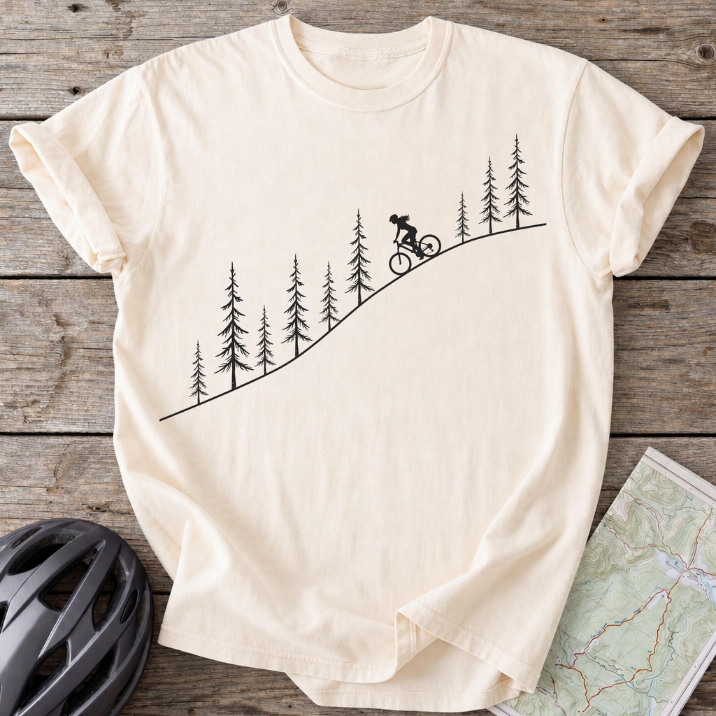 Female Mountain Pine Cycling  T-shirt