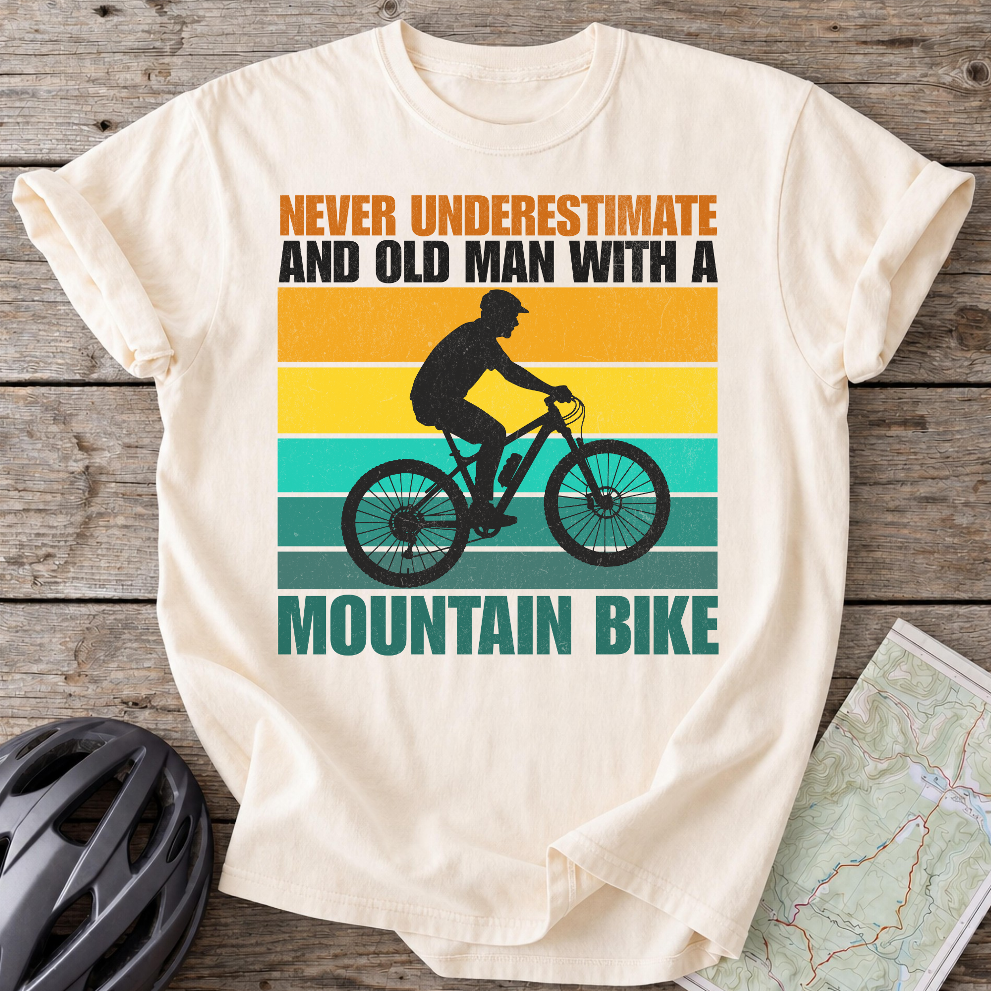 Old Man On A MTB T-Shirt