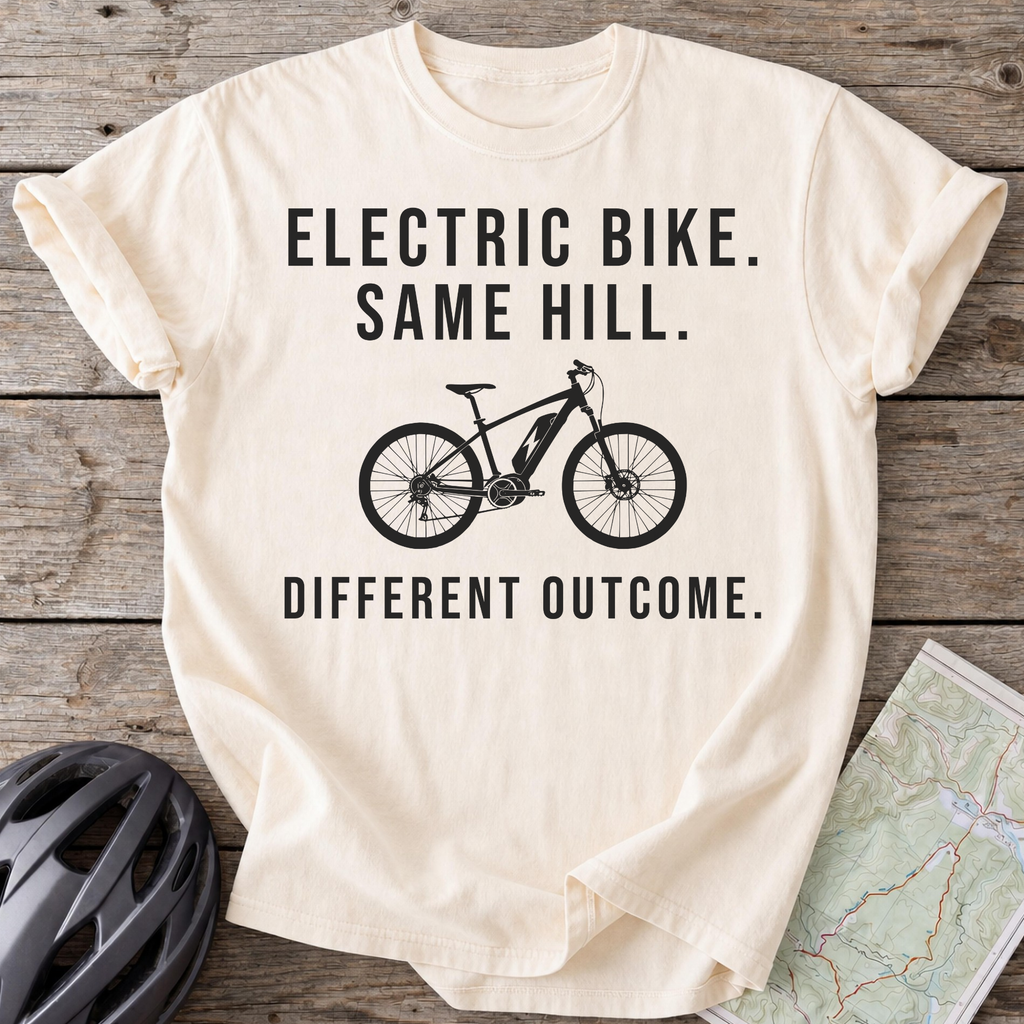 E-Bike Different Outcomes T-shirt