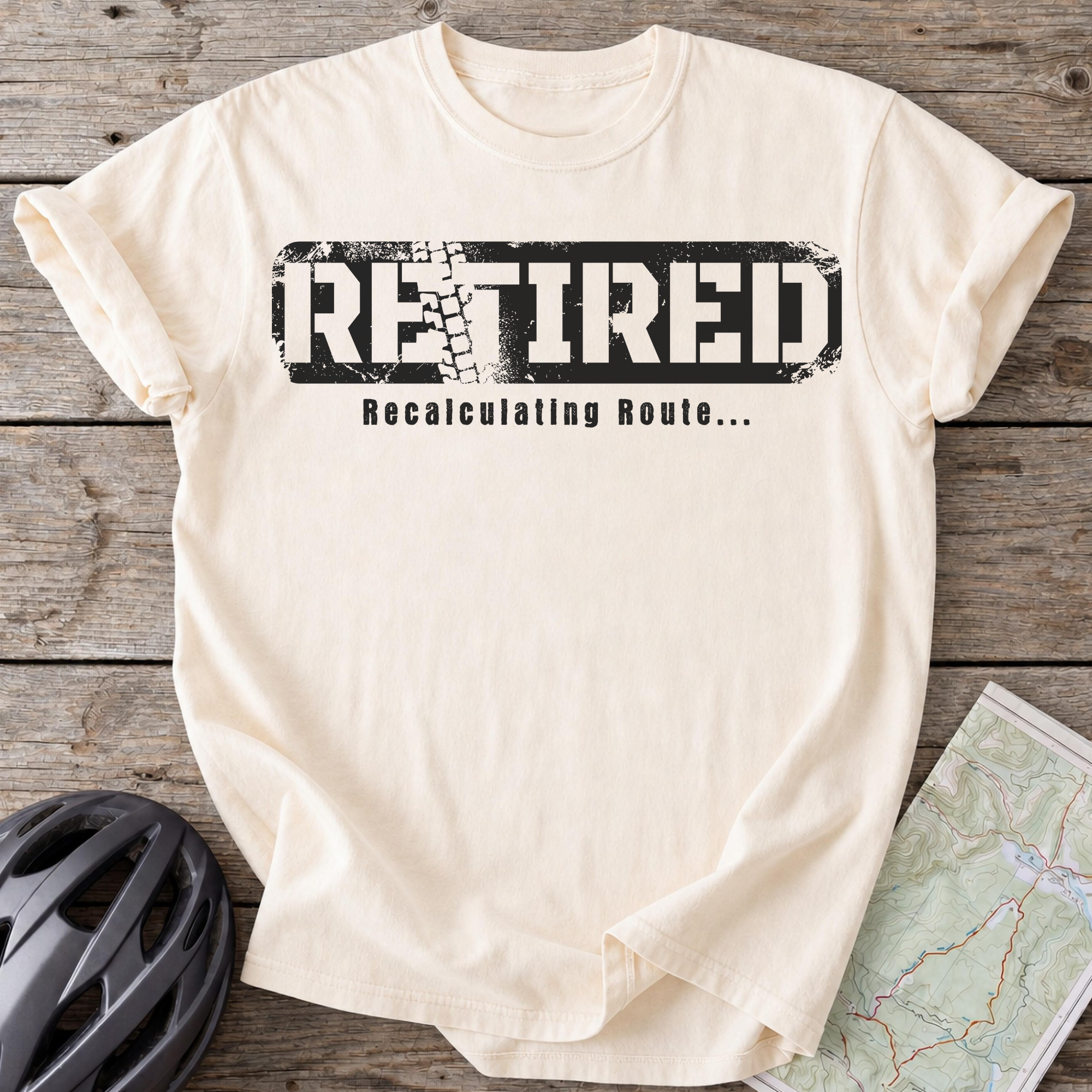 Retired, Recalculating Route T-shirt