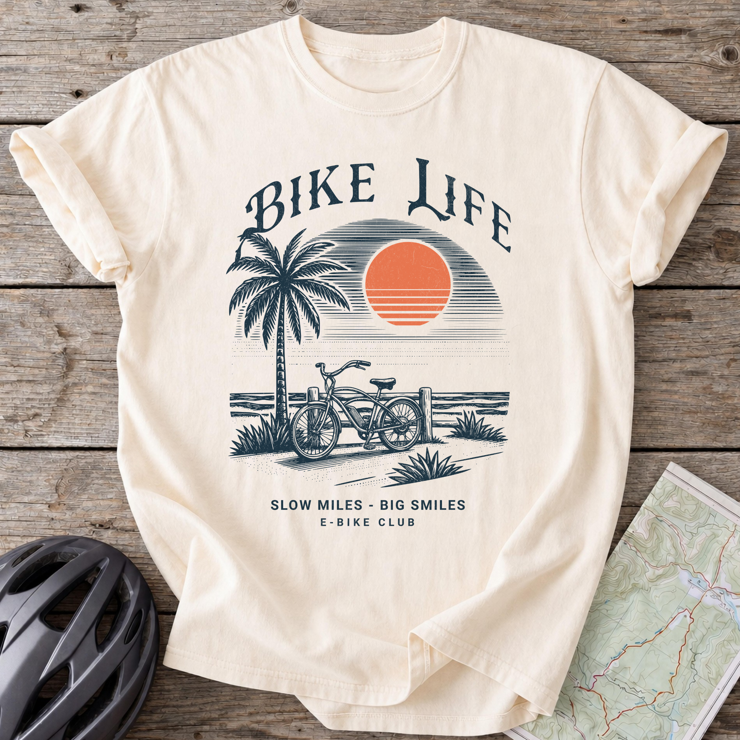 Sunset E-Bike T-shirt