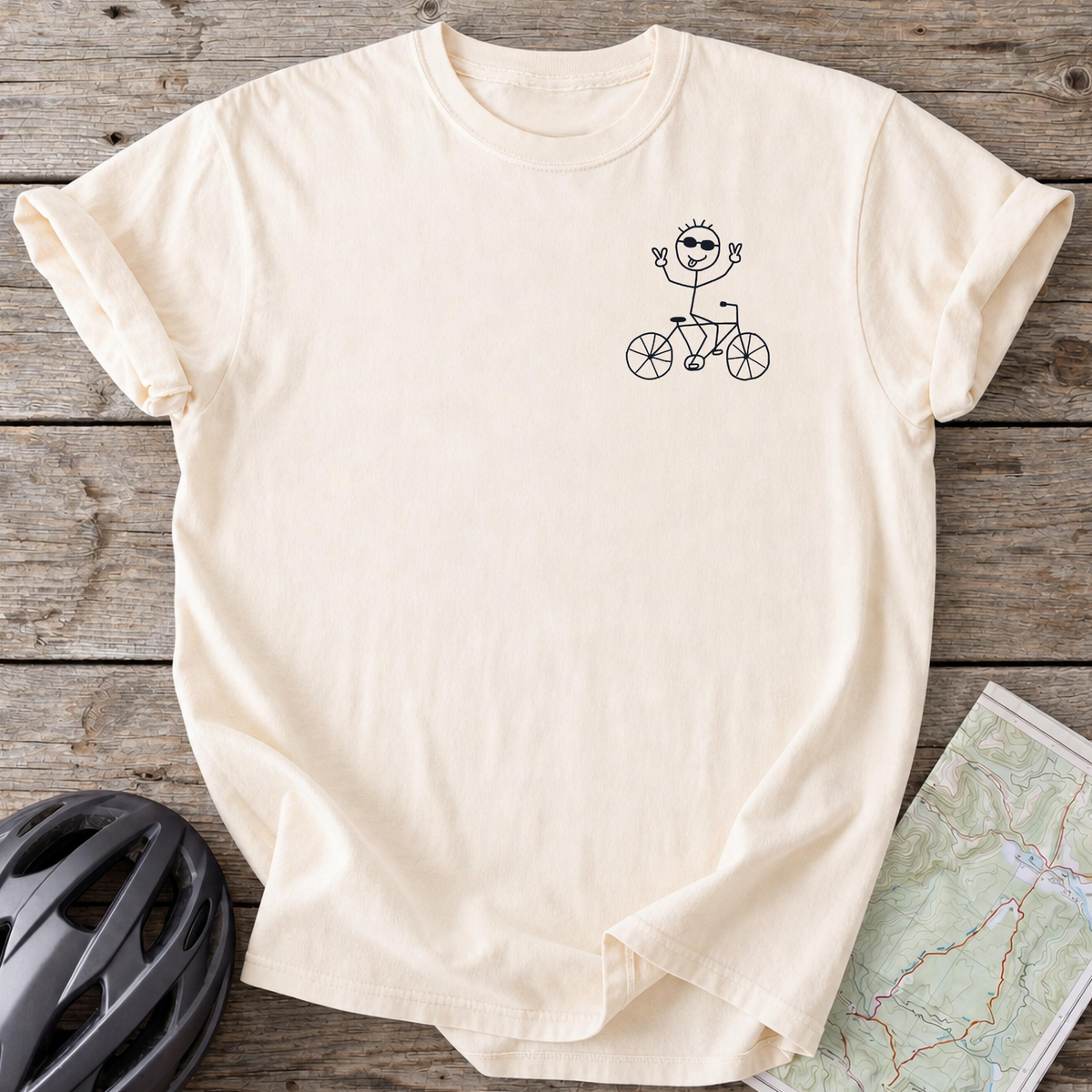 No Rush Stick Figure T-shirt