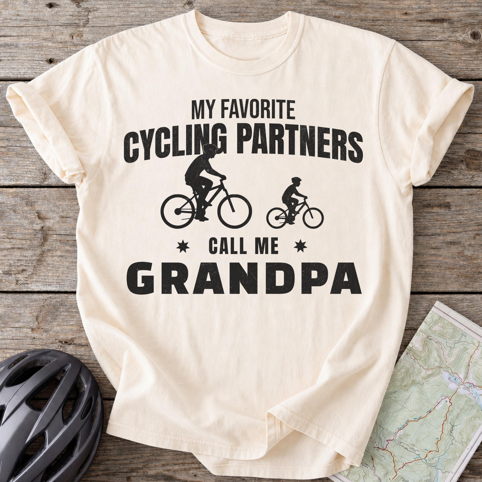 Grandpa's Cycling Partners T-shirt