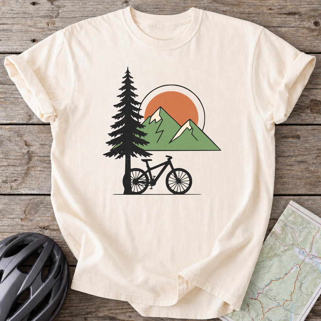 Mountain Bike Tree Leaner T-shirt