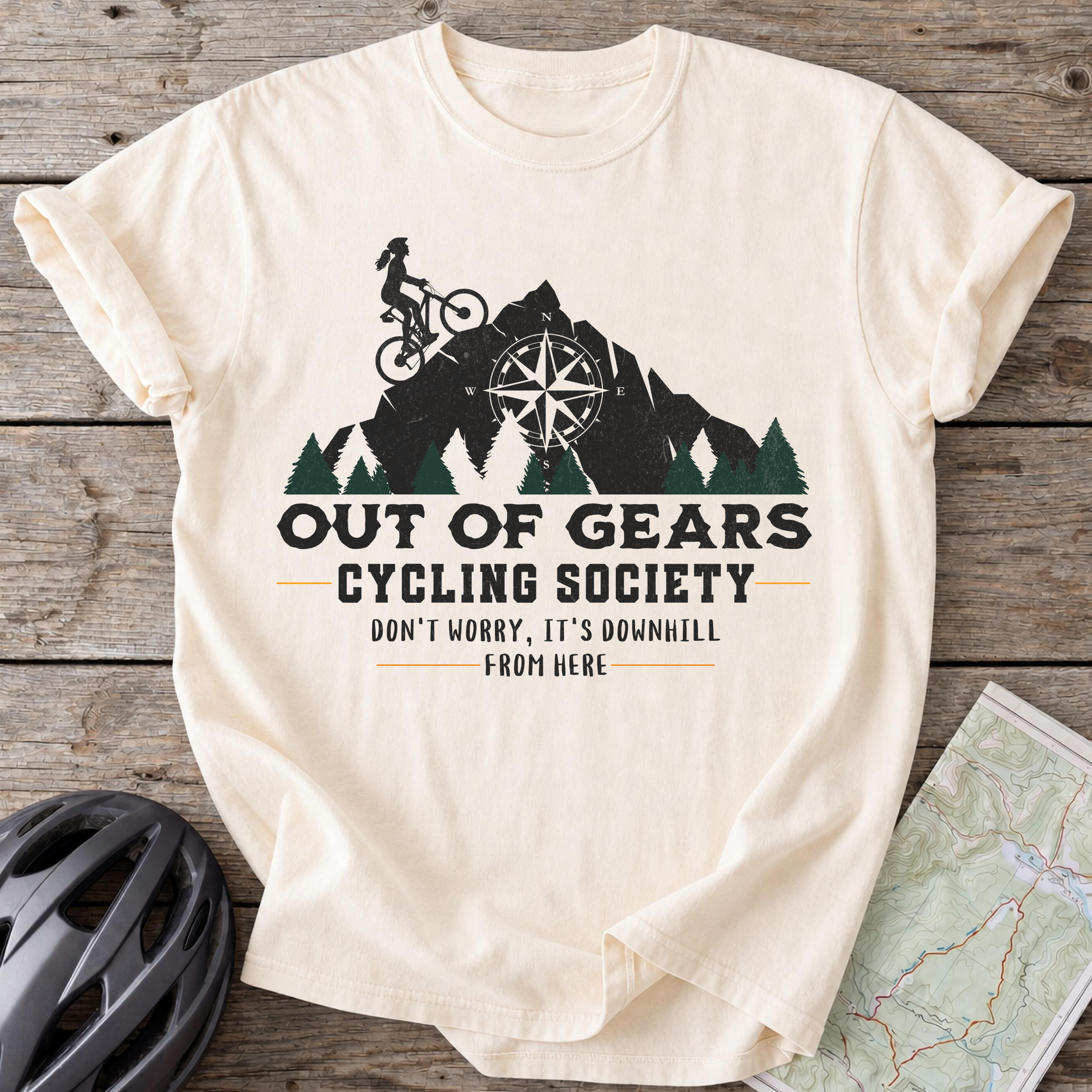 Out Of Gears Female T-shirt