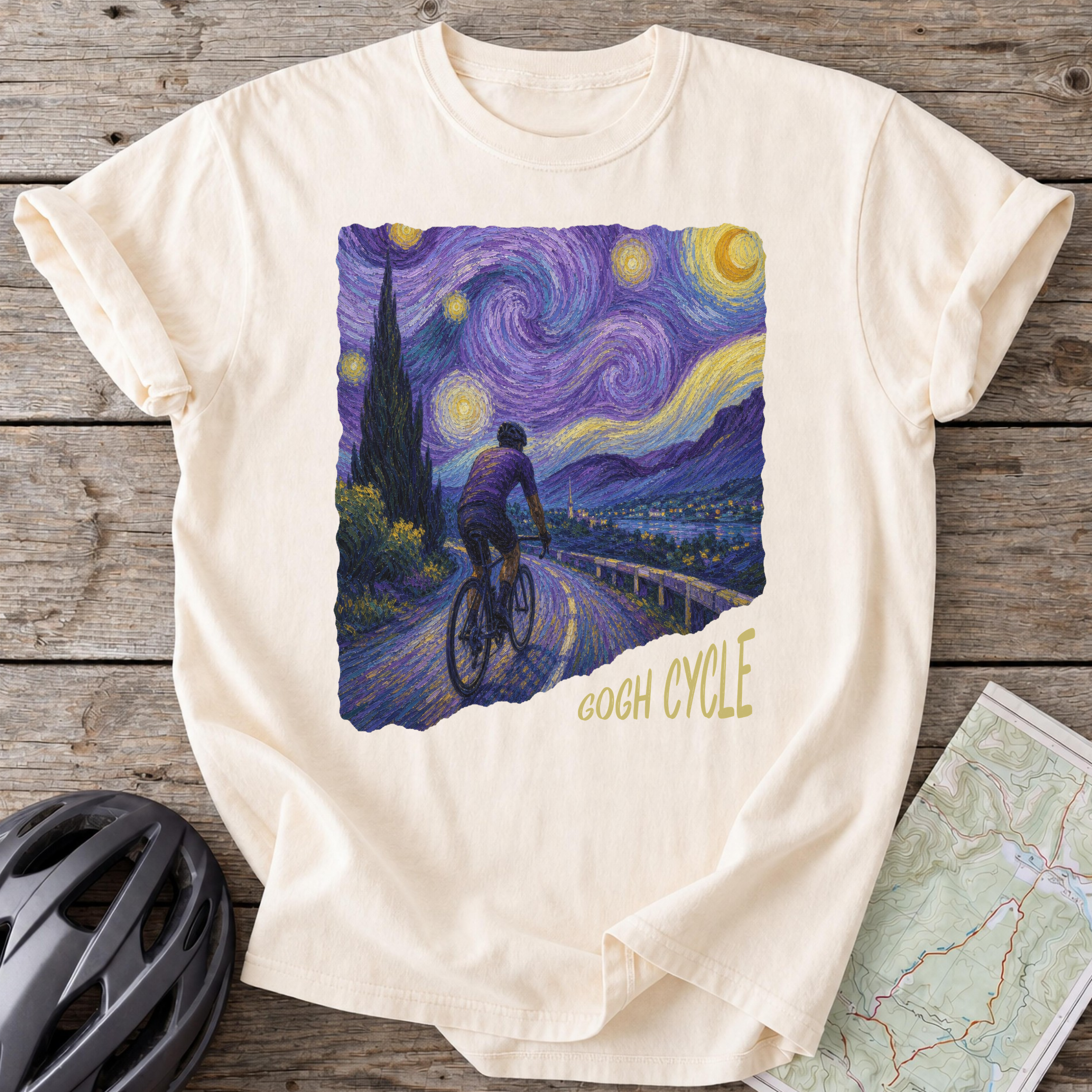 Just Gogh Cycle T-shirt