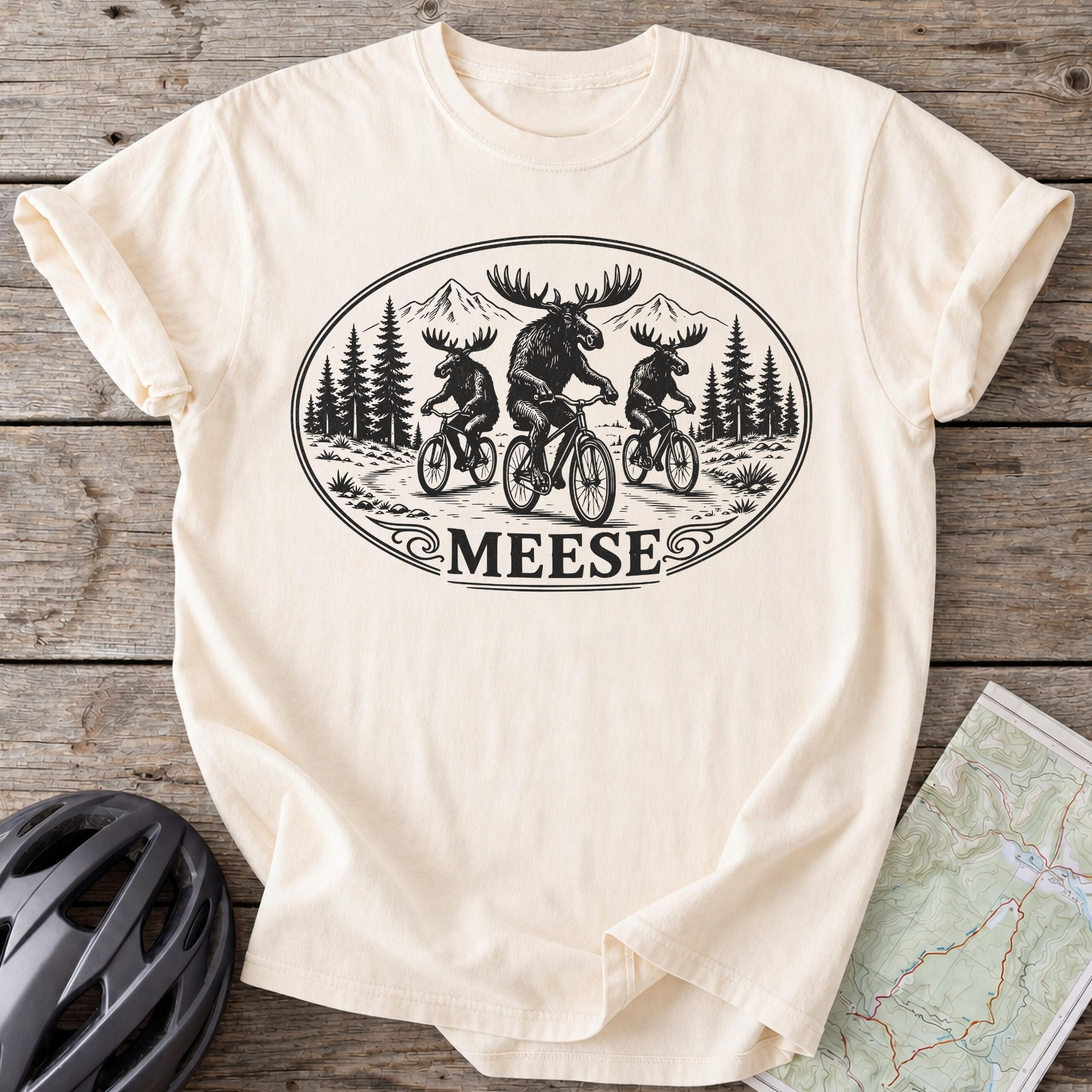 Meese On Wheels T-shirt