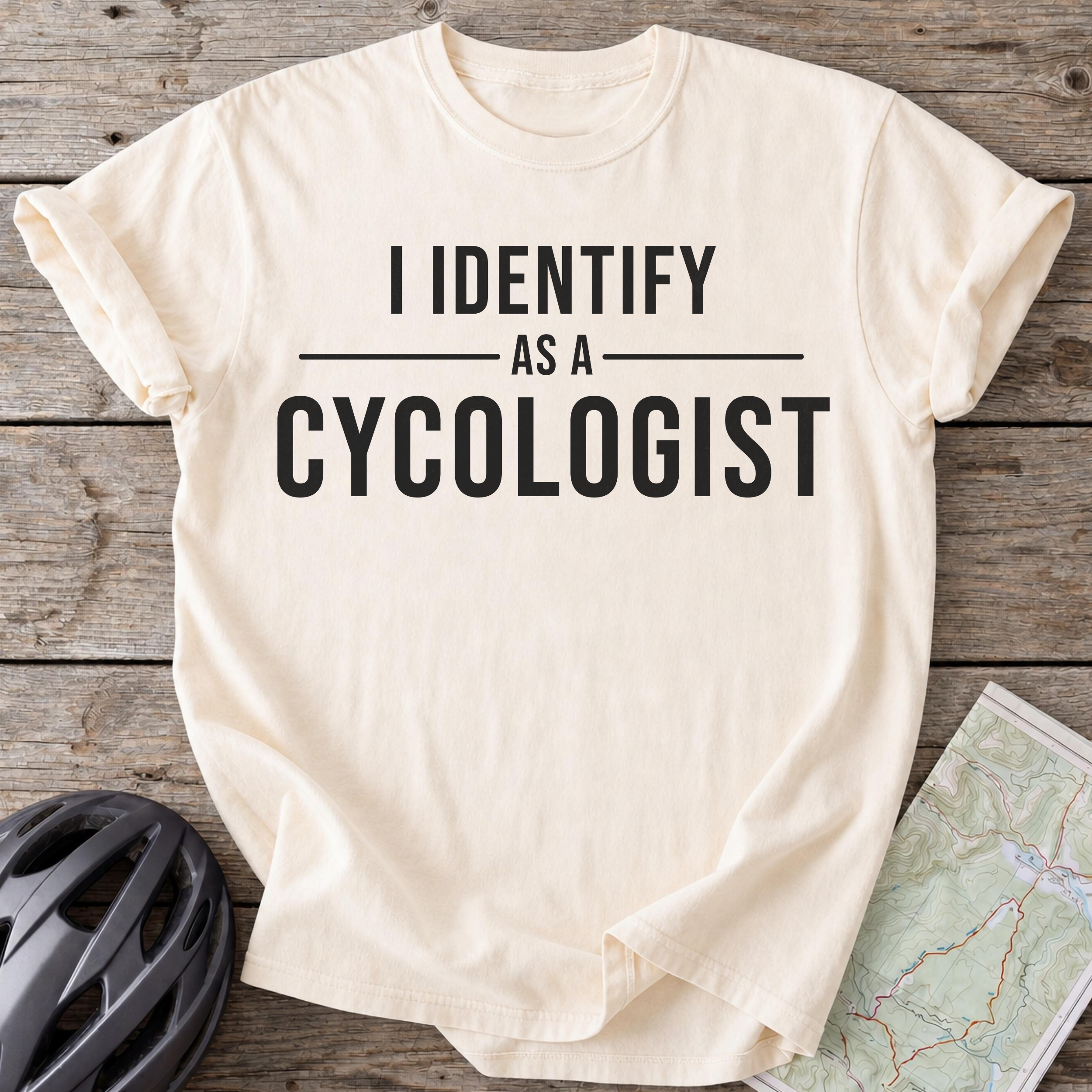 Identify As A Cycologist T-shirt