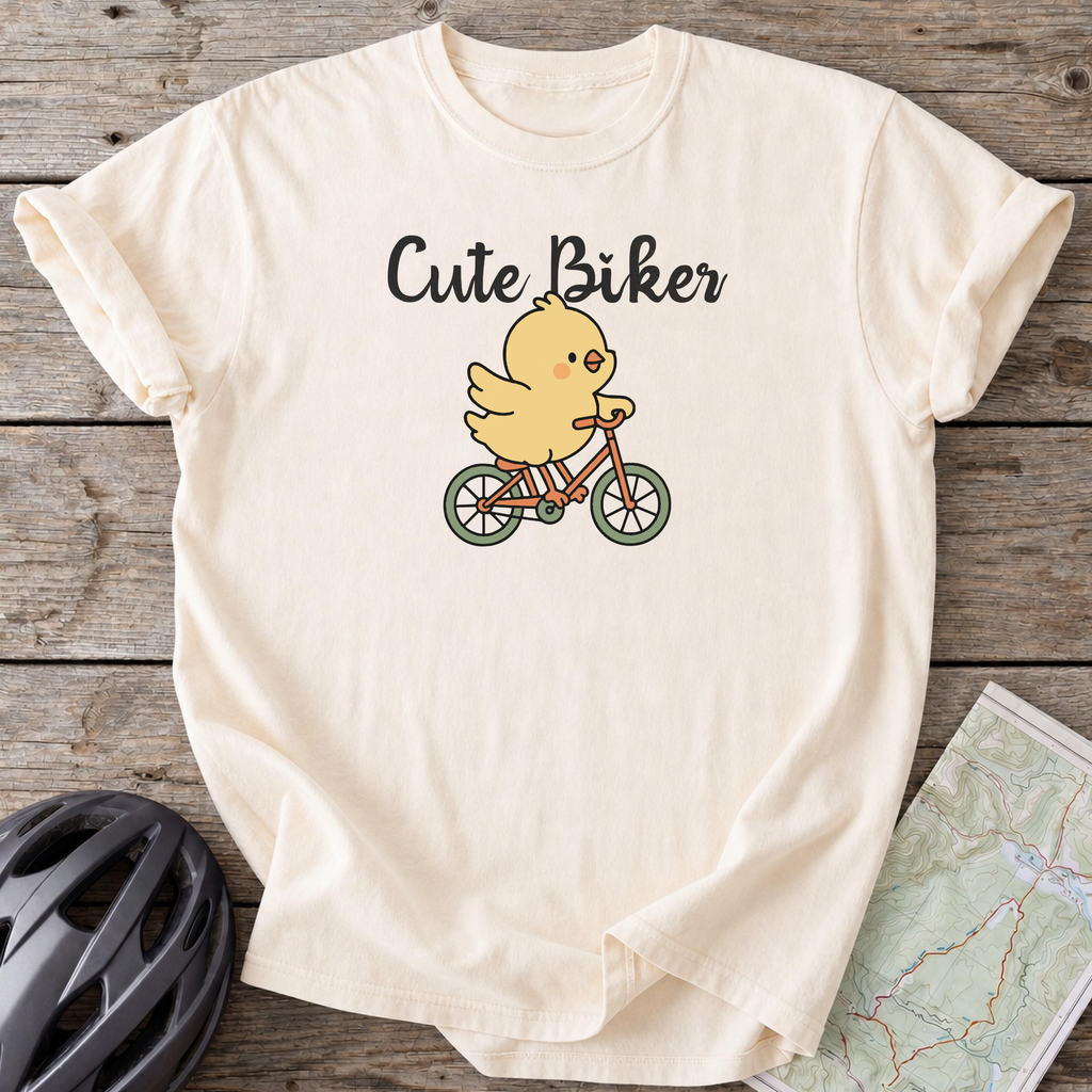 Cute Biker Chick T-shirt