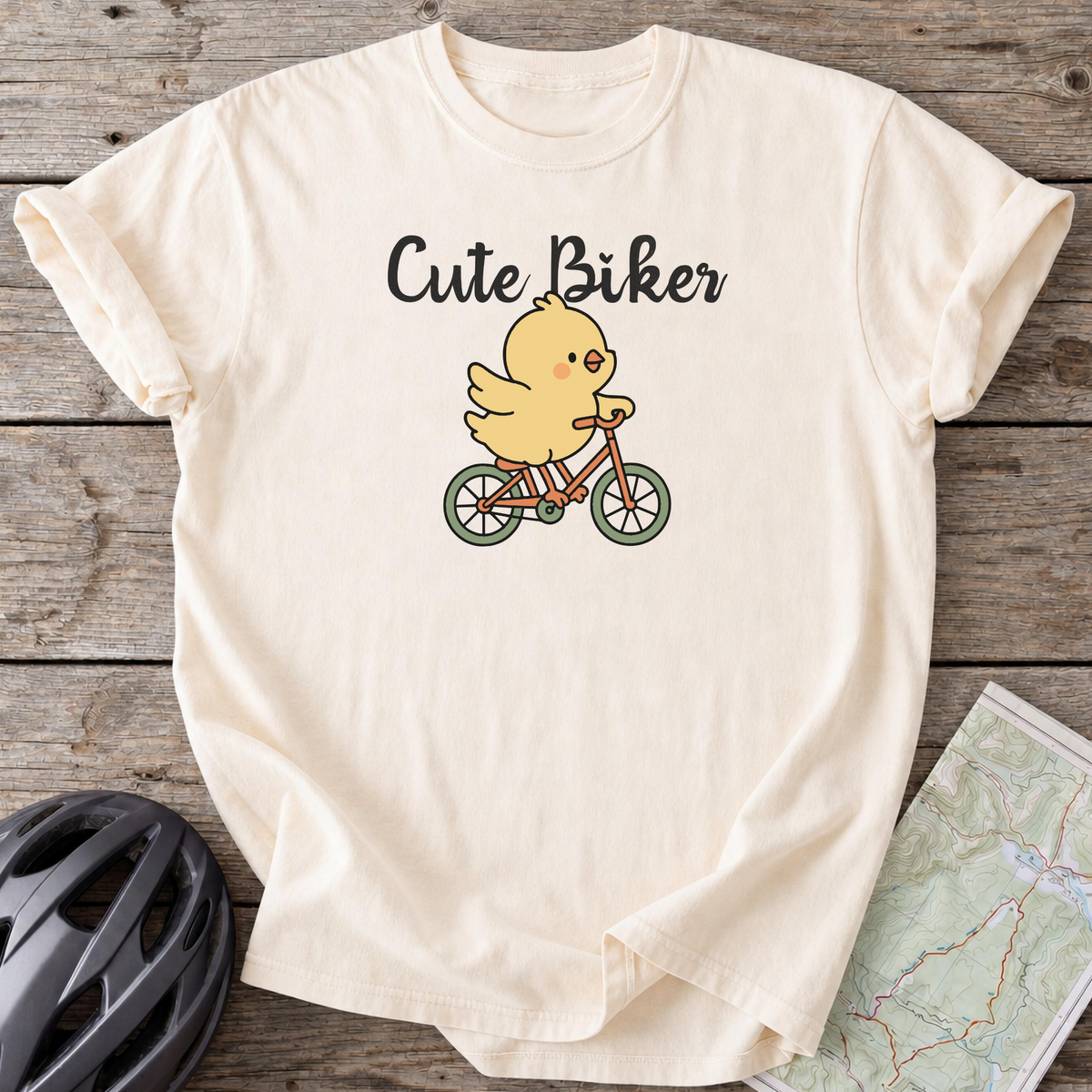 Cute Biker Chick T-shirt