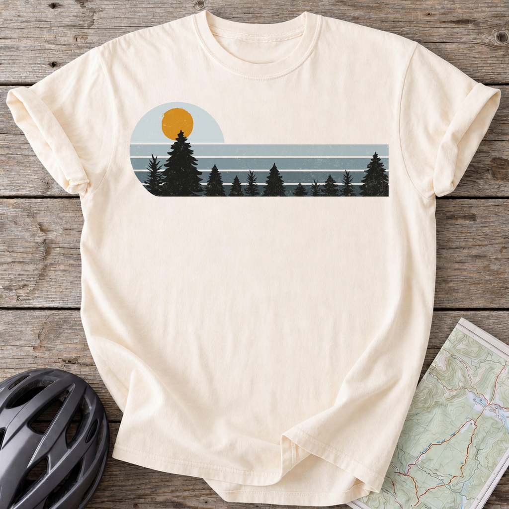 Vintage Blue Sunset T-shirt
