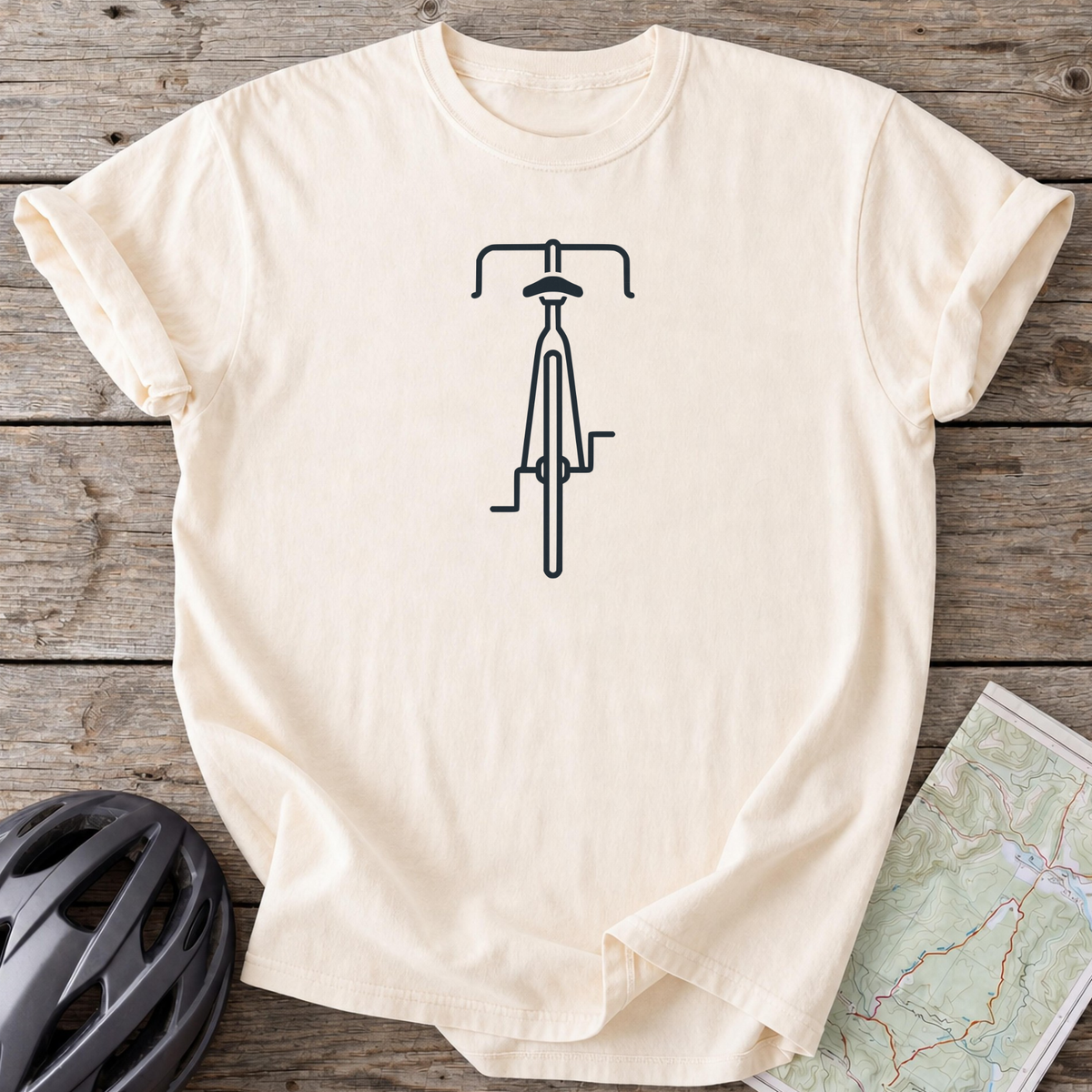Minimalist Road Bike T-shirt