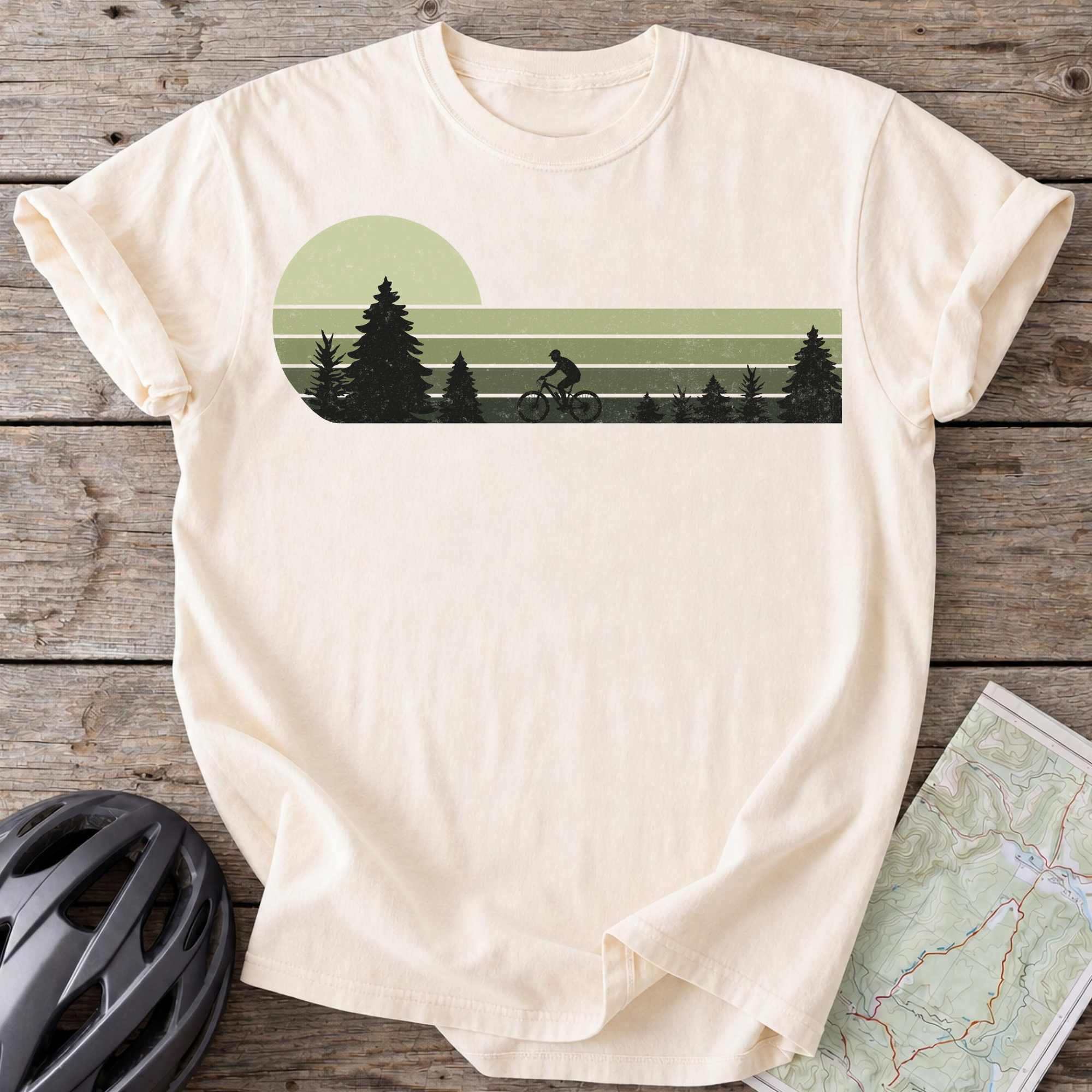 Vintage Green Explorer T-shirt