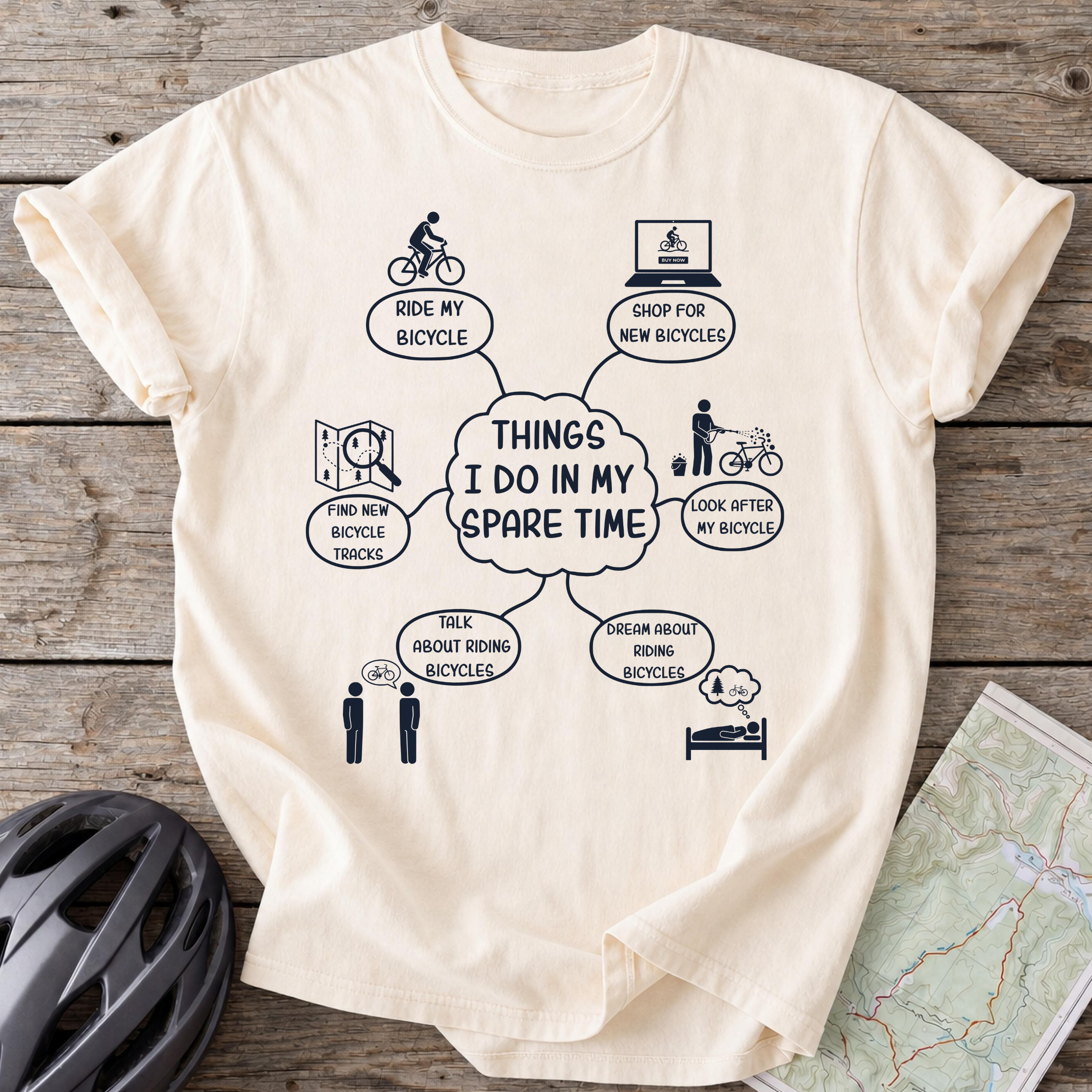Mind Map Spare Time T-Shirt
