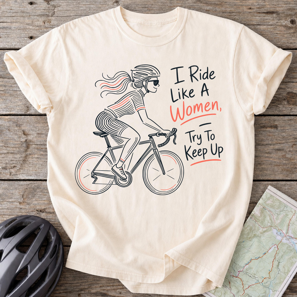 Ride Like A Women T-shirt