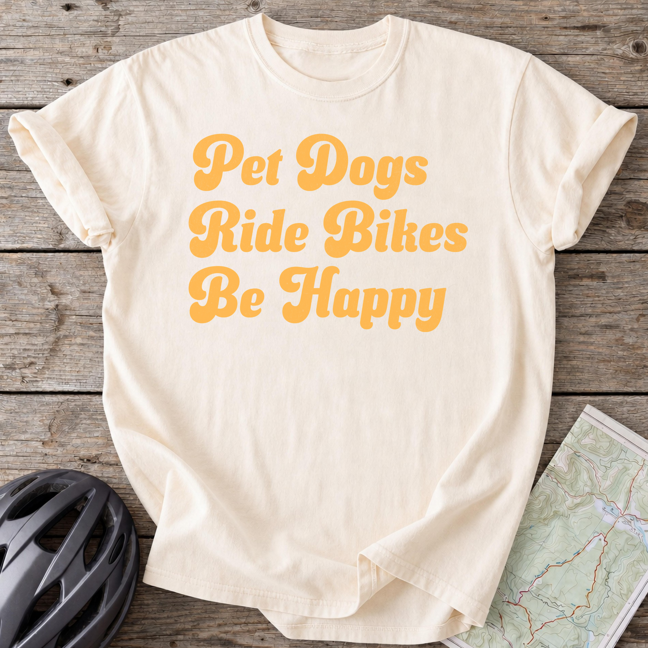 Pet Dogs, Ride Bikes T-shirt