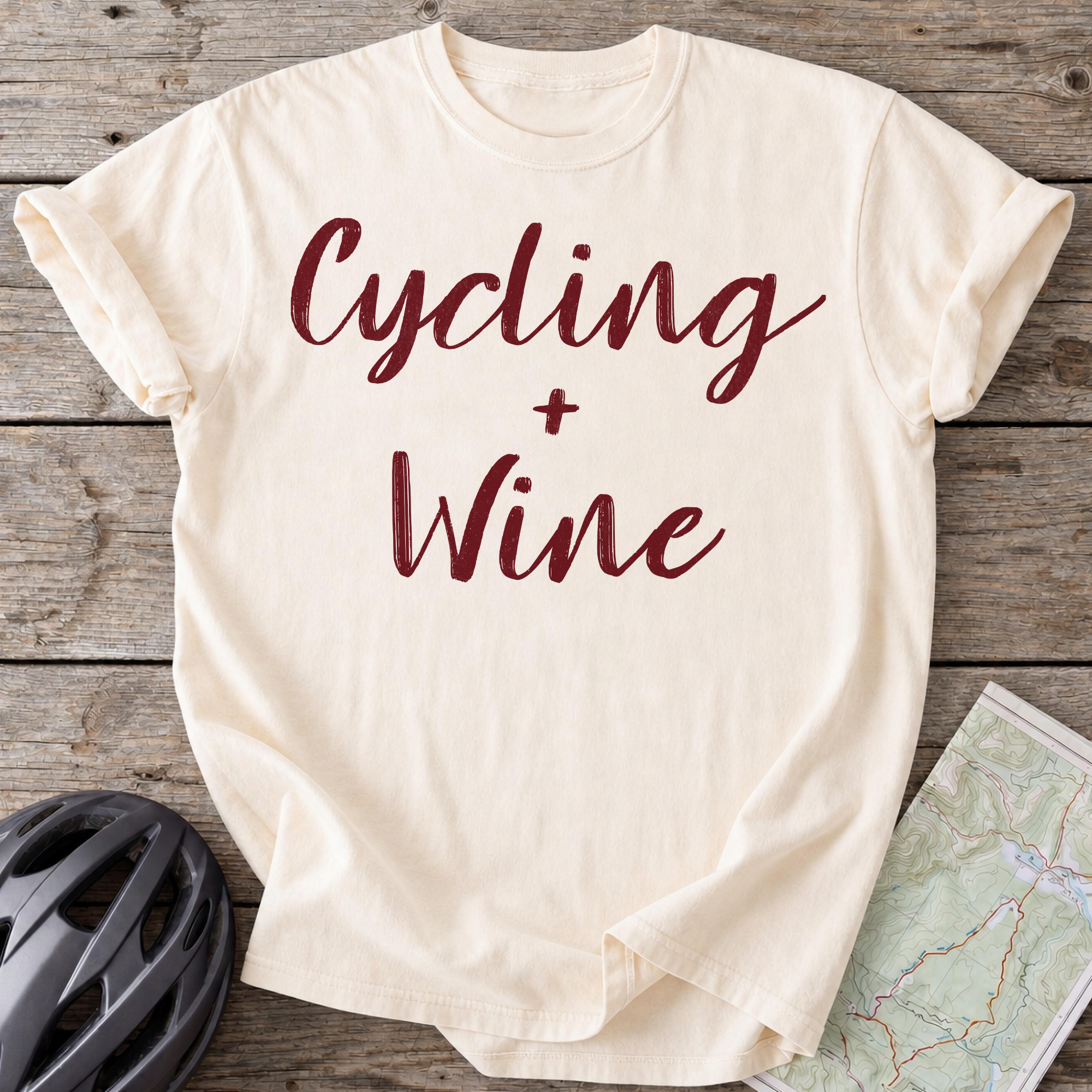 Cycling + Wine T-shirt