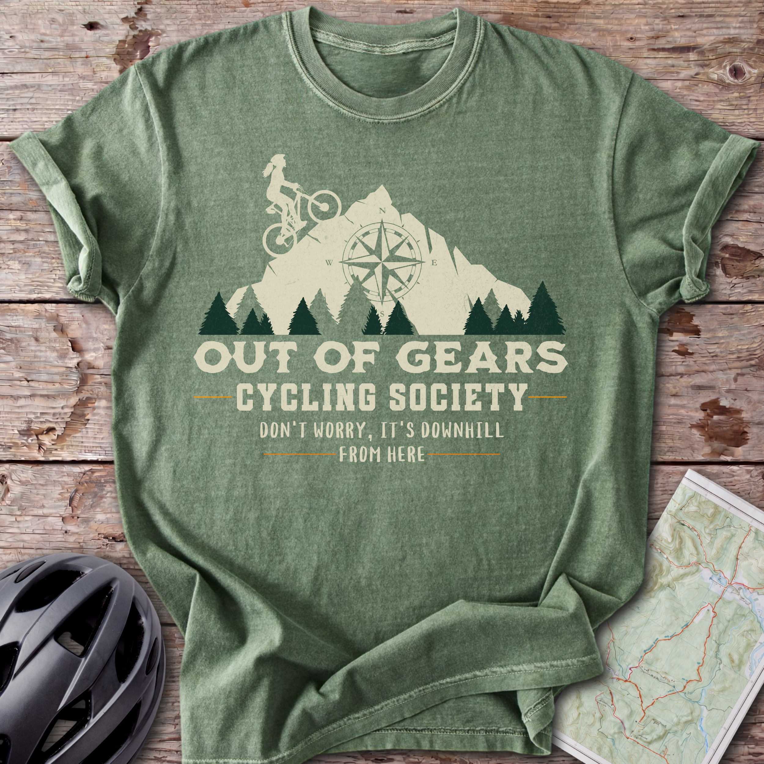 Out Of Gears Female T-shirt