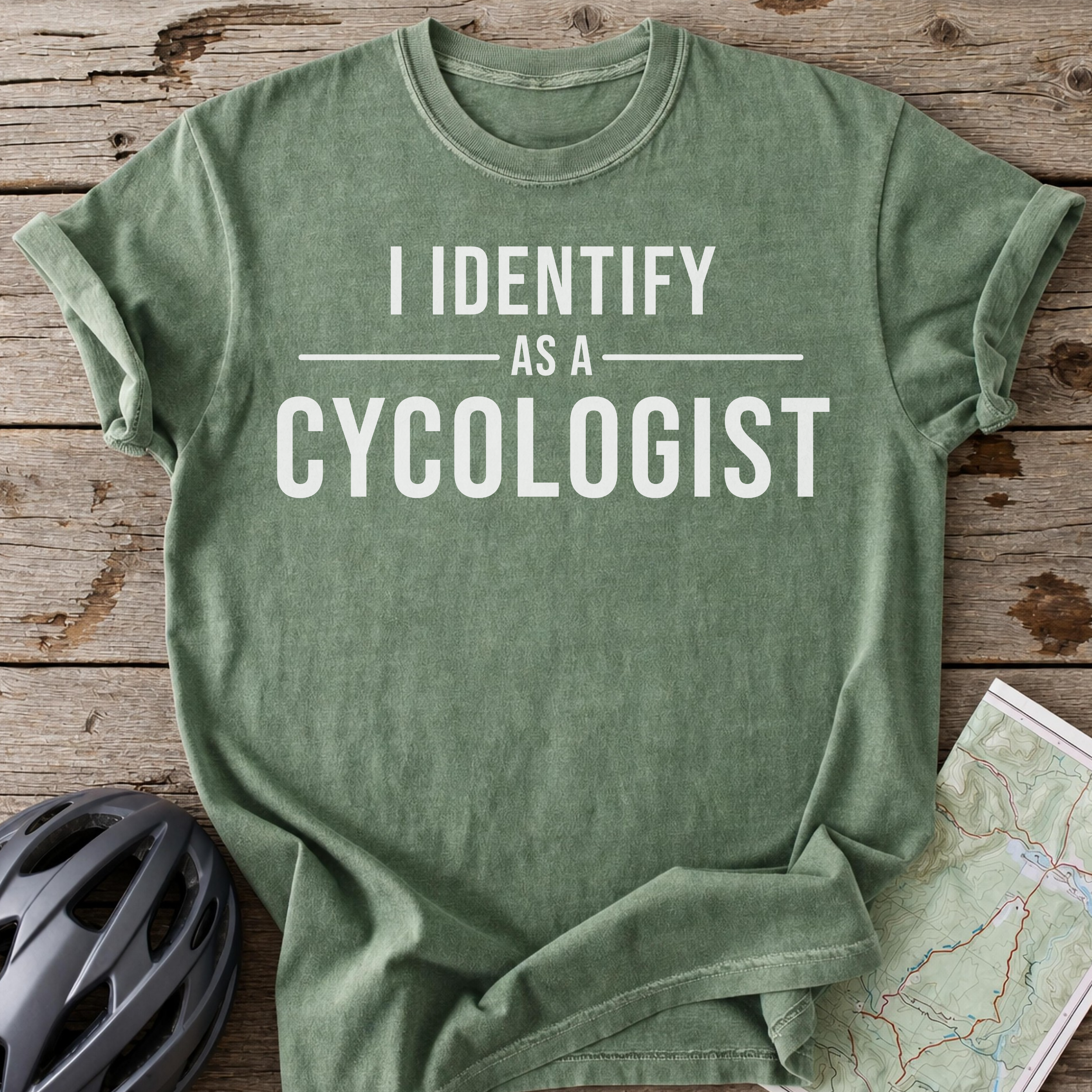 Identify As A Cycologist T-shirt