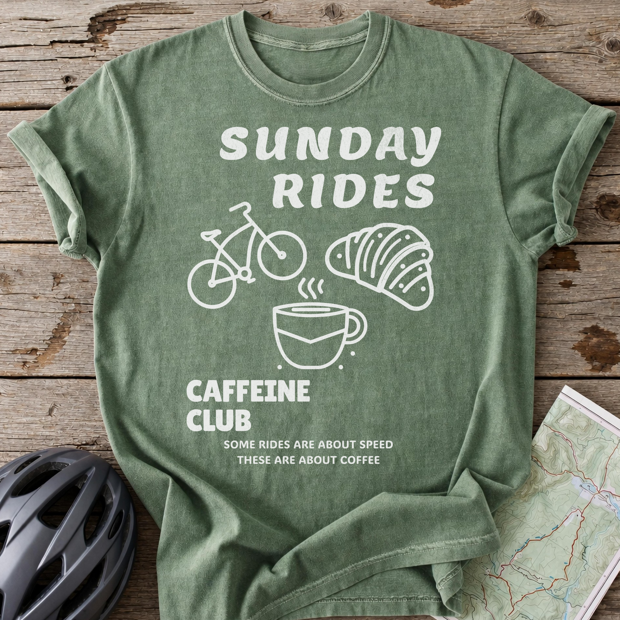 Sunday Rides Coffee Club T-shirt